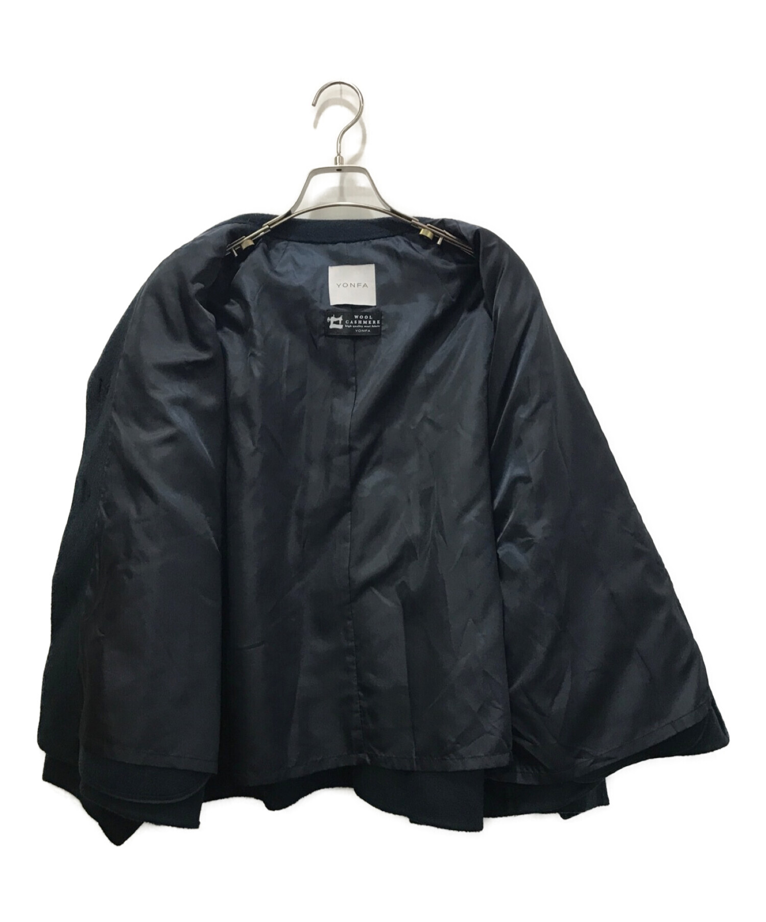 中古・古着通販】YONFA (ヨンファ) ウールカシミヤショートコート 