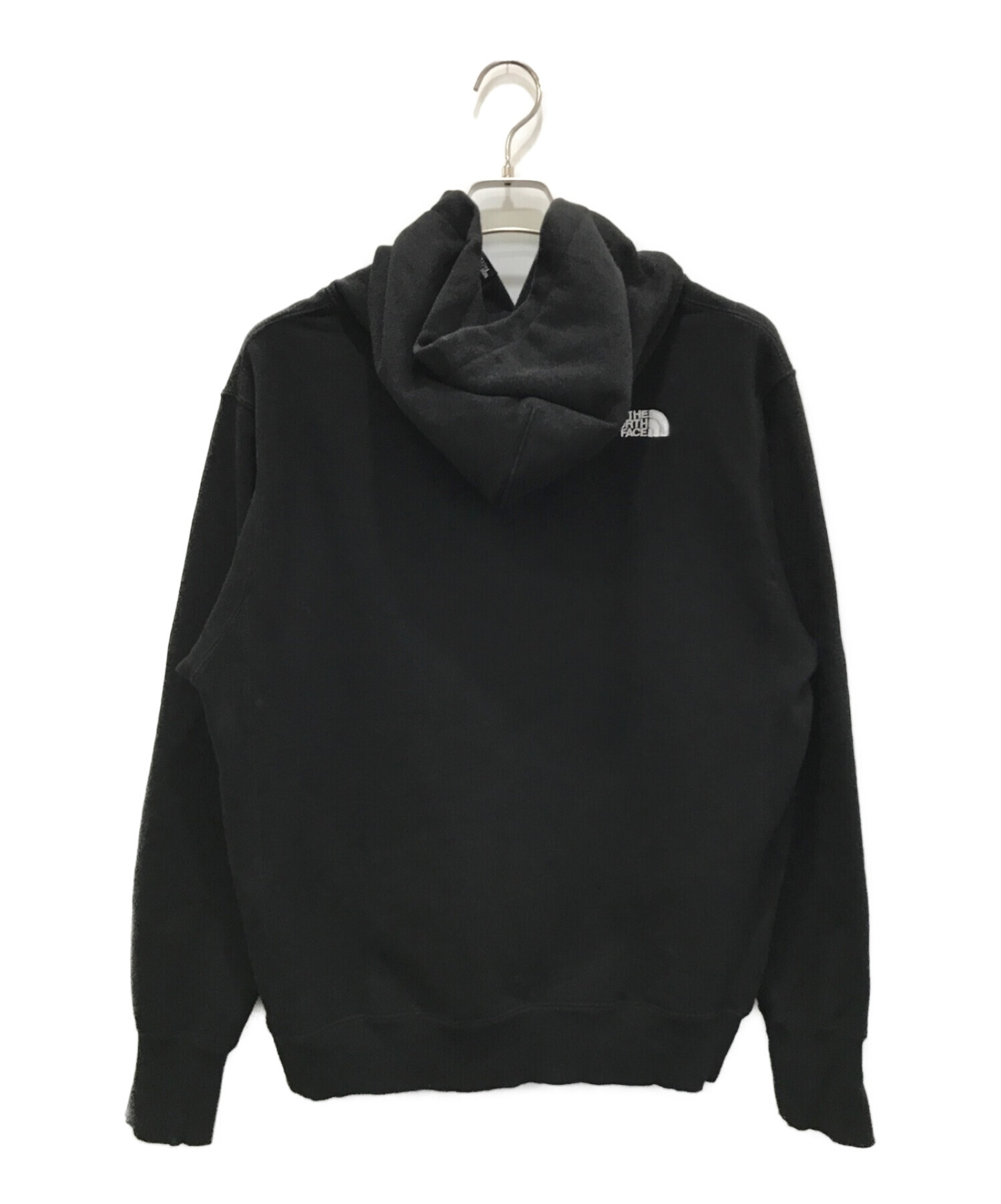 the north face square logo big hoodie