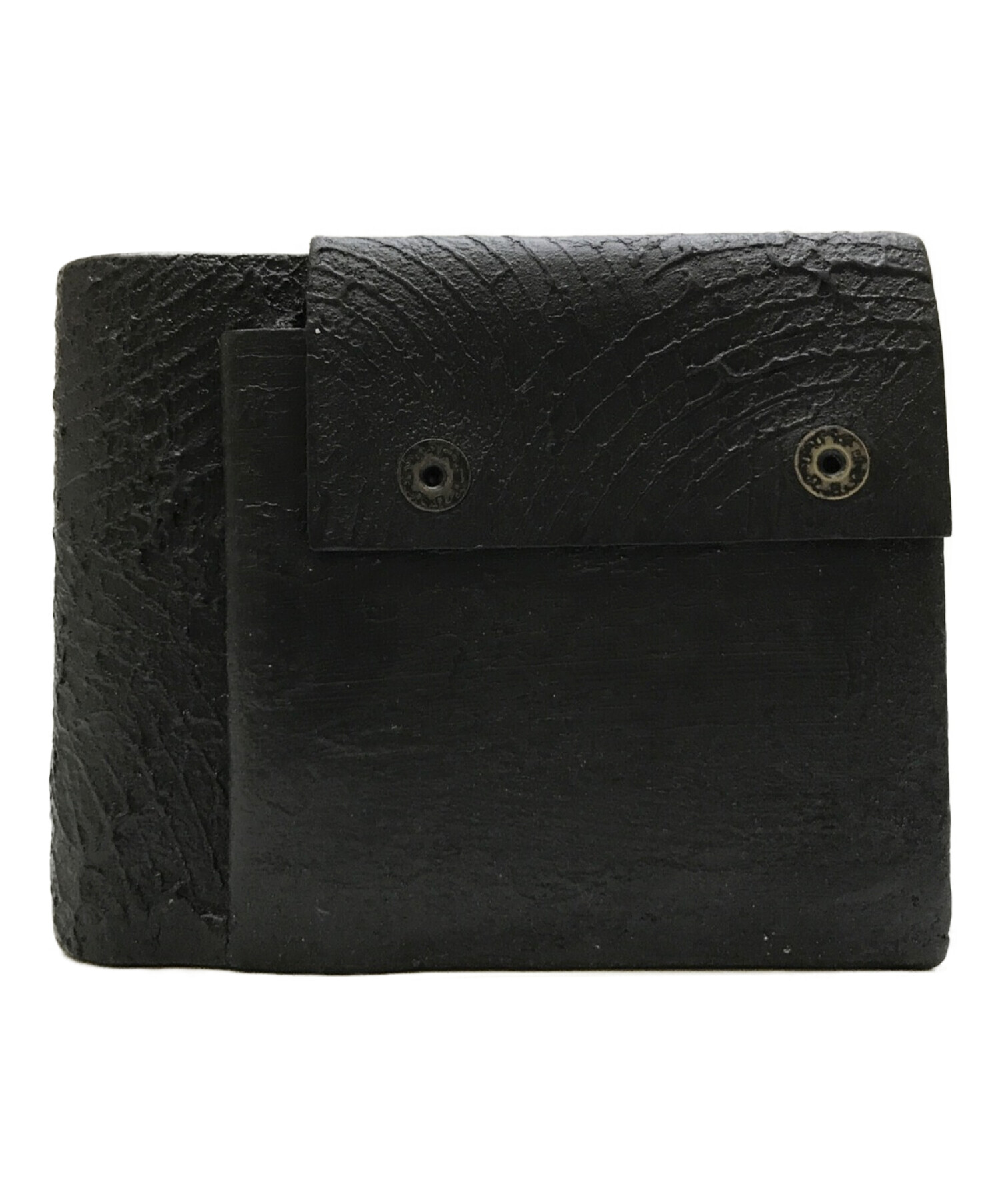 KAGARI YUSUKE (カガリユウスケ) 黒壁 2つ折り財布 ブラック