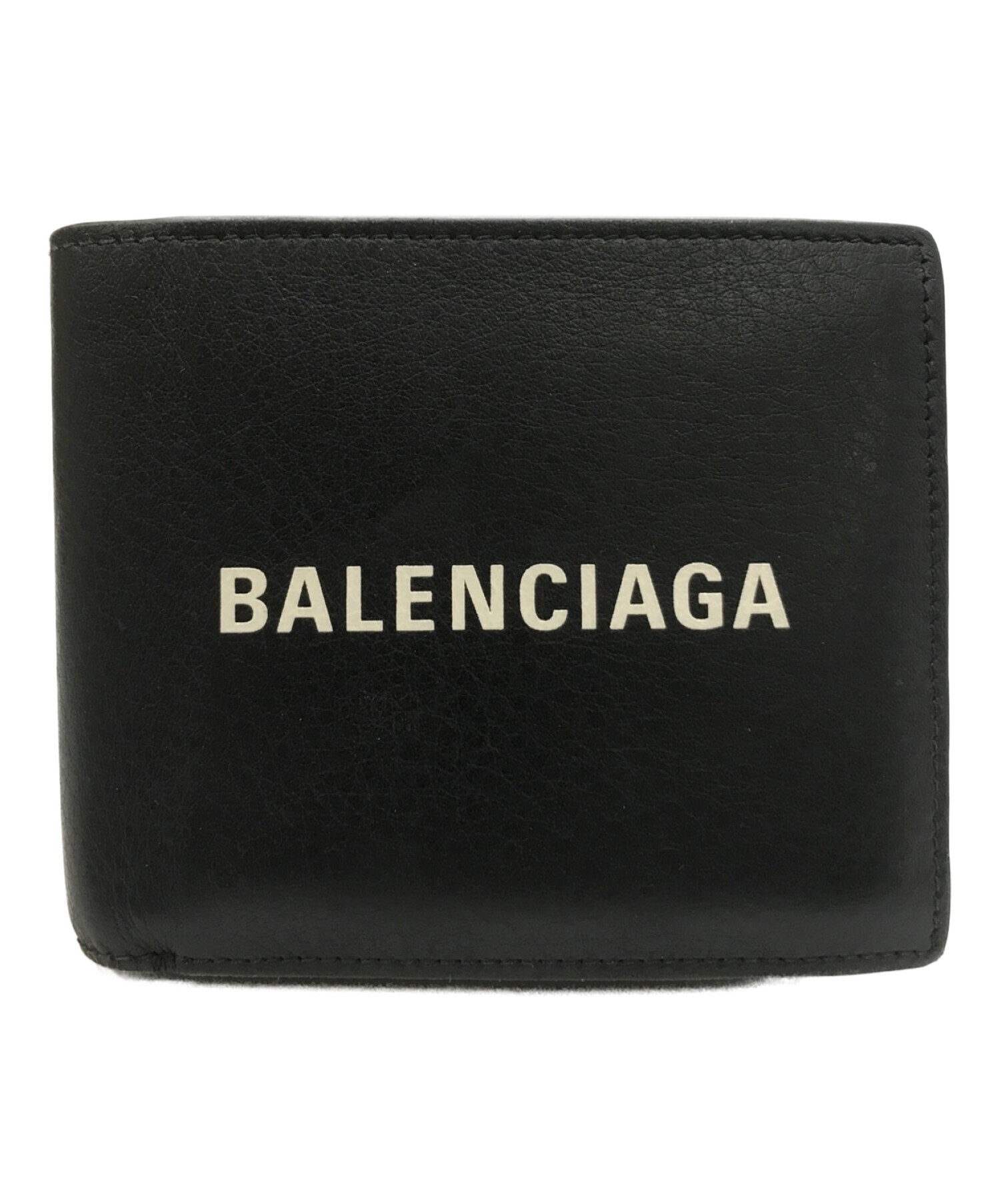 BALENCIAGA (バレンシアガ) EVERYDAY スクエアウォレット ブラック