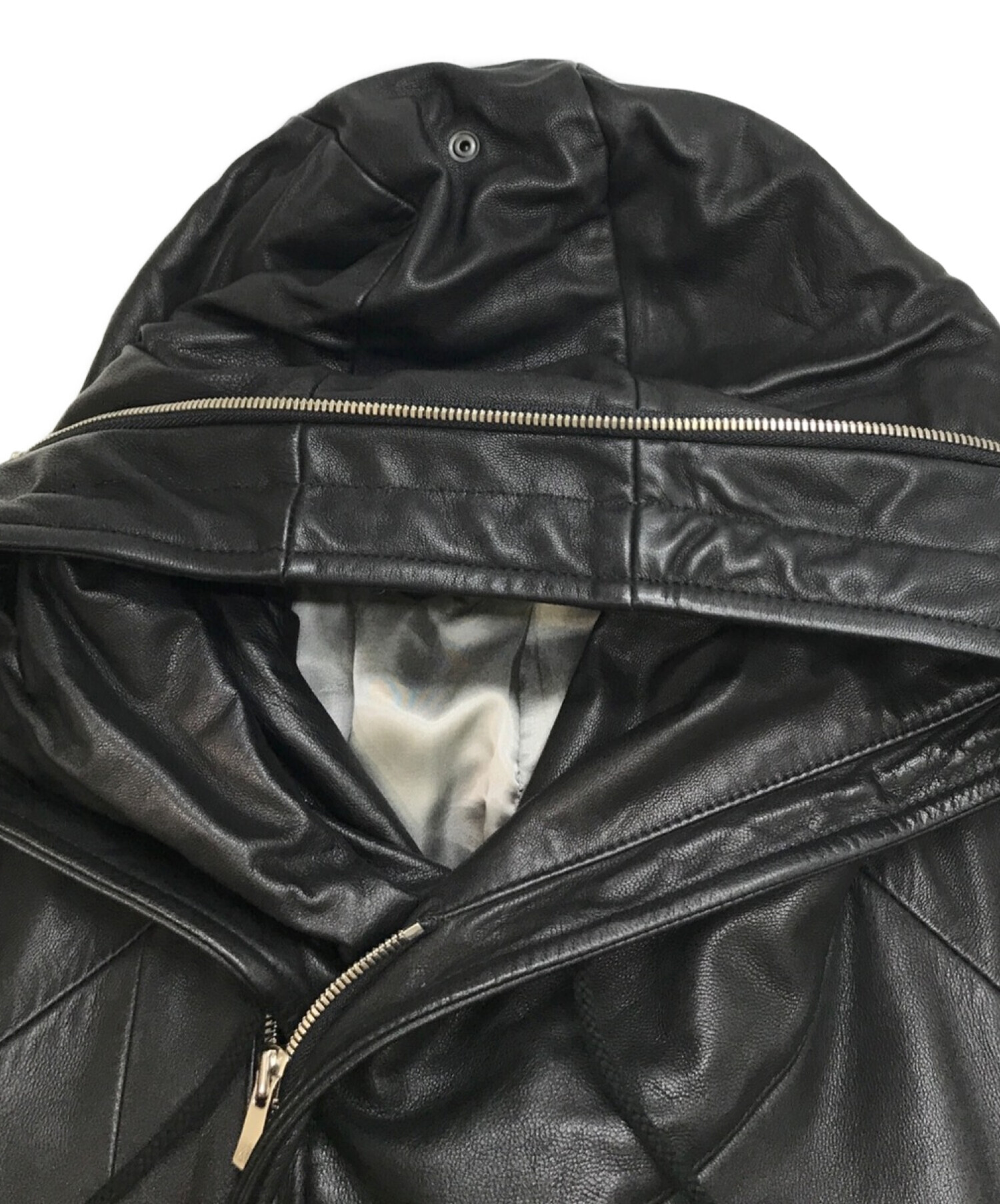 中古・古着通販】Bajra (バジュラ) レザーコート ブラック サイズ:M 
