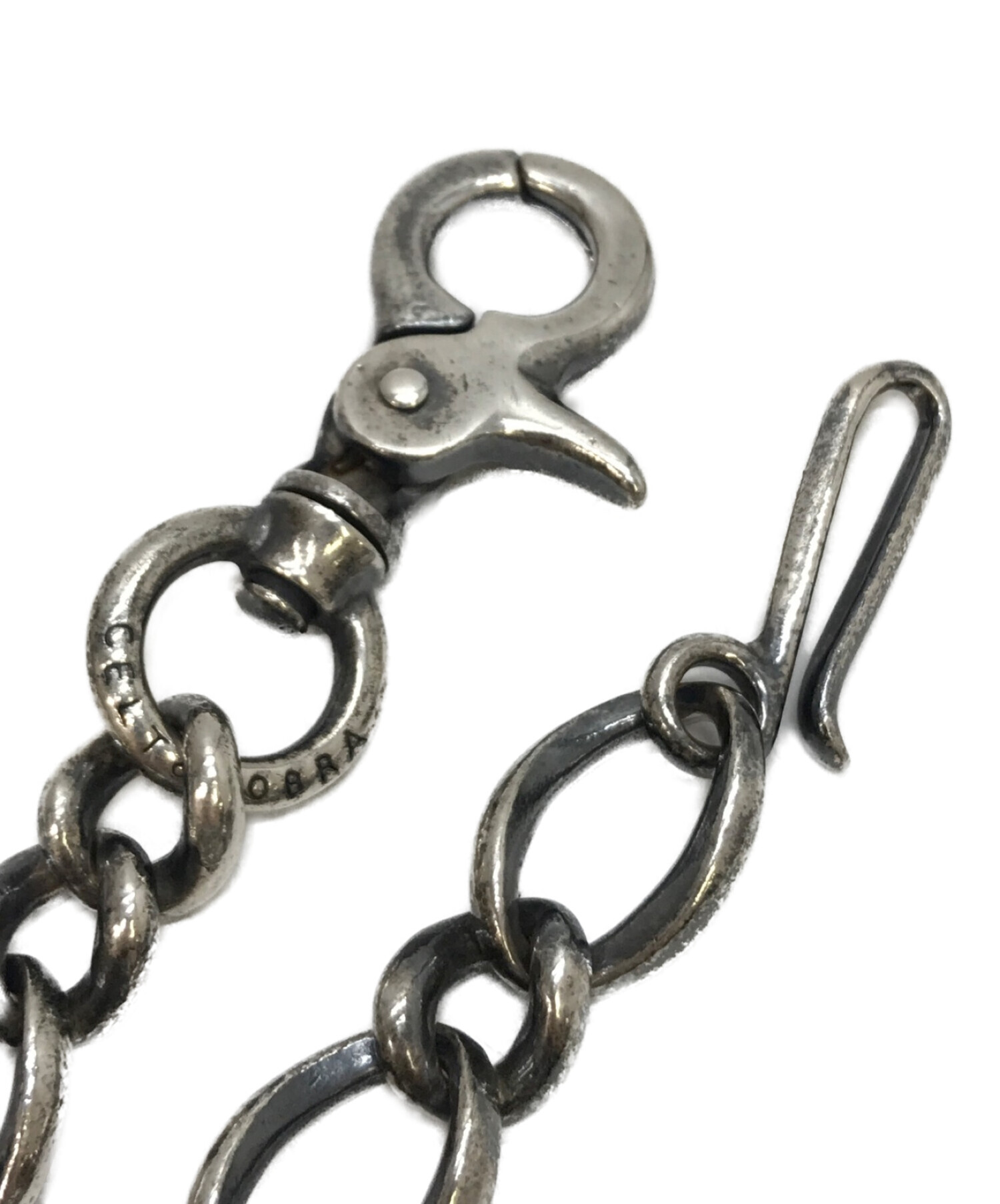 ケルトアンドコブラウォレットチェーンダブルクリップ