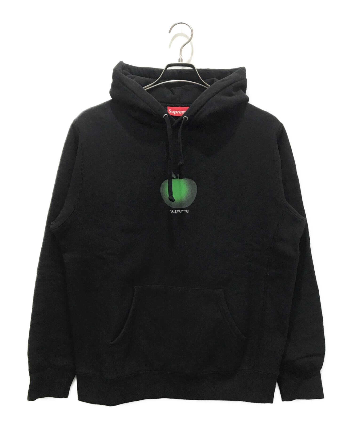 SUPREME (シュプリーム) Apple Hooded Sweatshirt ブラック サイズ:M