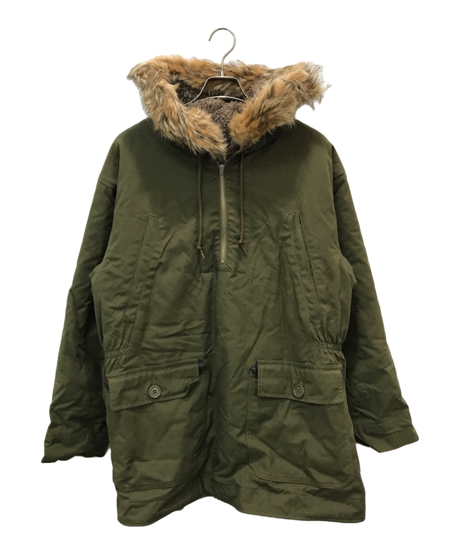 REAL McCOY ARMY プルオーバー 中古 M 茶色 リアルマッコイ デニム 