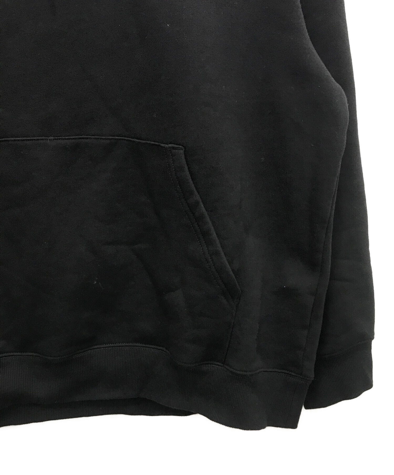 中古・古着通販】HUF (ハフ) サークルロゴパーカー ブラック サイズ 