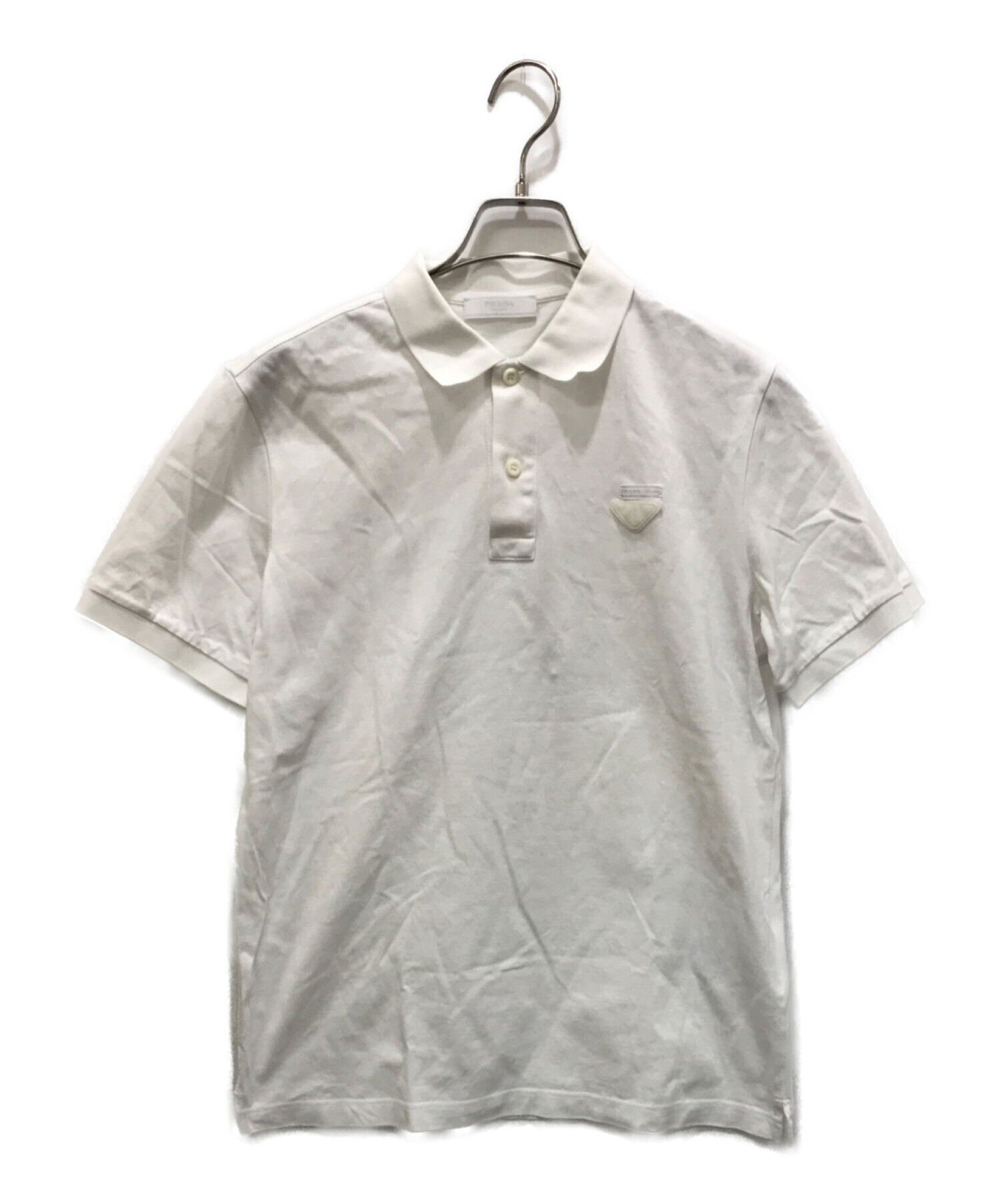 中古・古着通販】PRADA (プラダ) PIQUET ピケ エンブレム ポロシャツ 