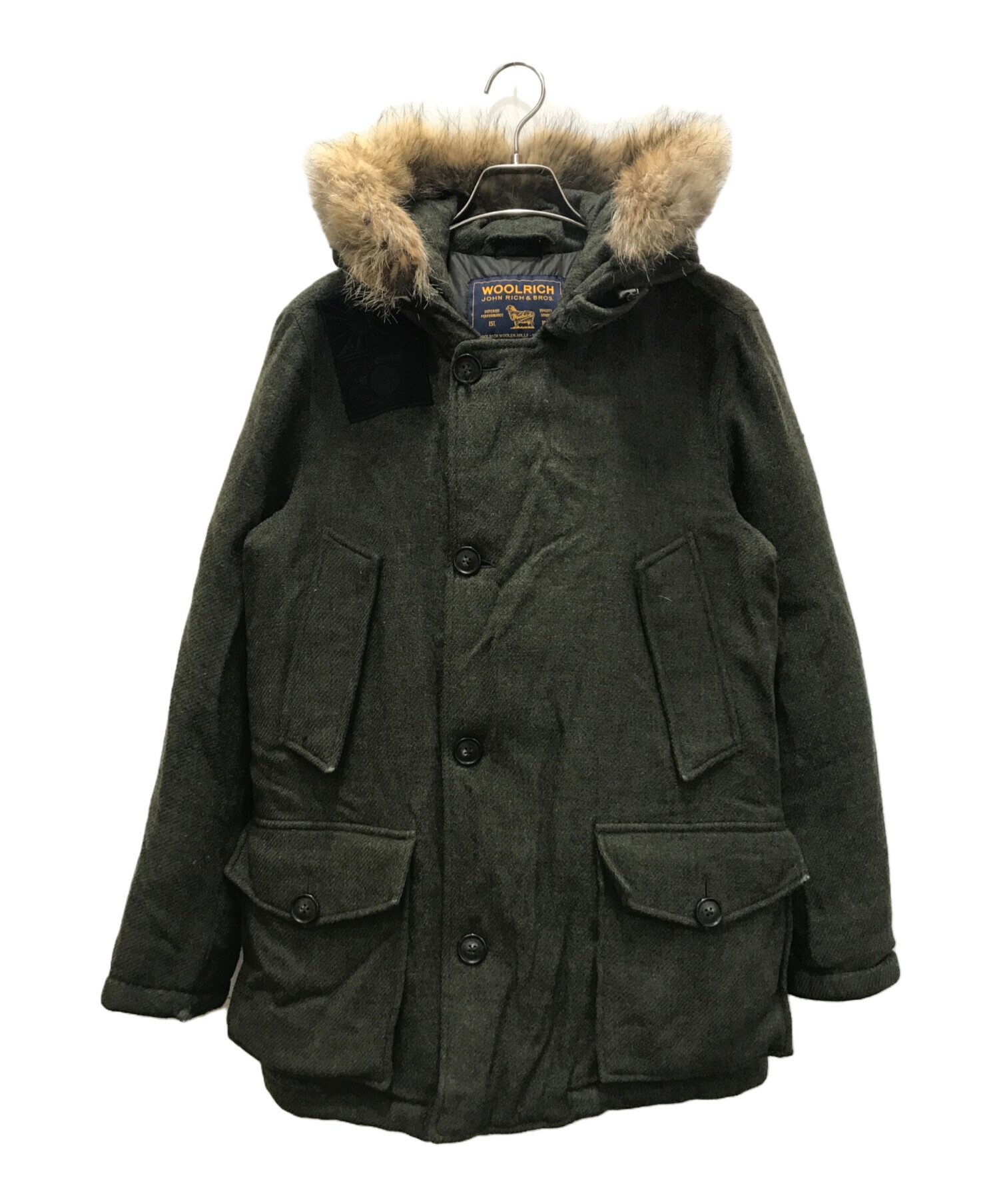 中古・古着通販】WOOLRICH (ウールリッチ) arctic parka オリーブ 