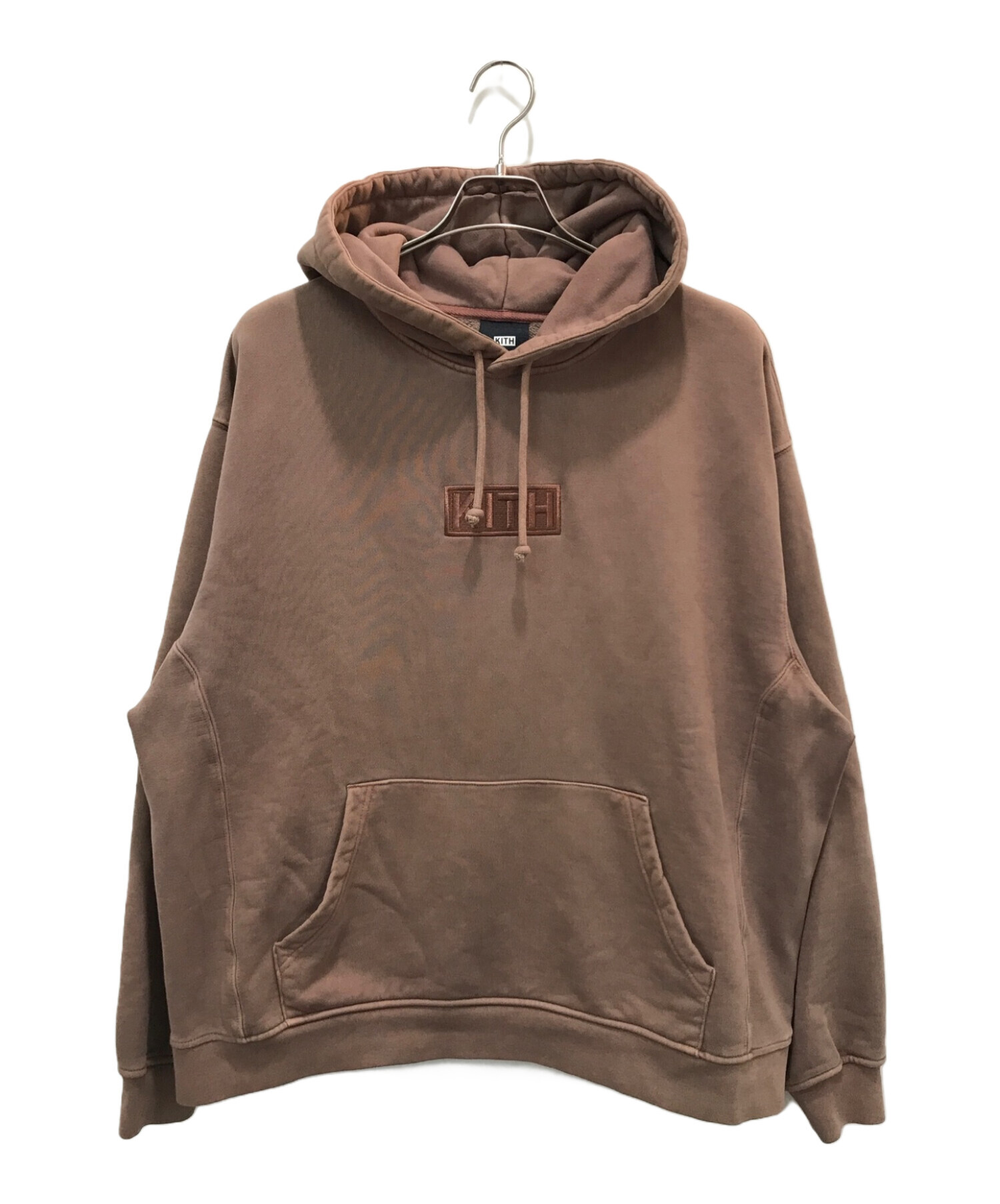 中古・古着通販】KITH (キス) WILLIAMS III HOODIE OVERDYE ブラウン 