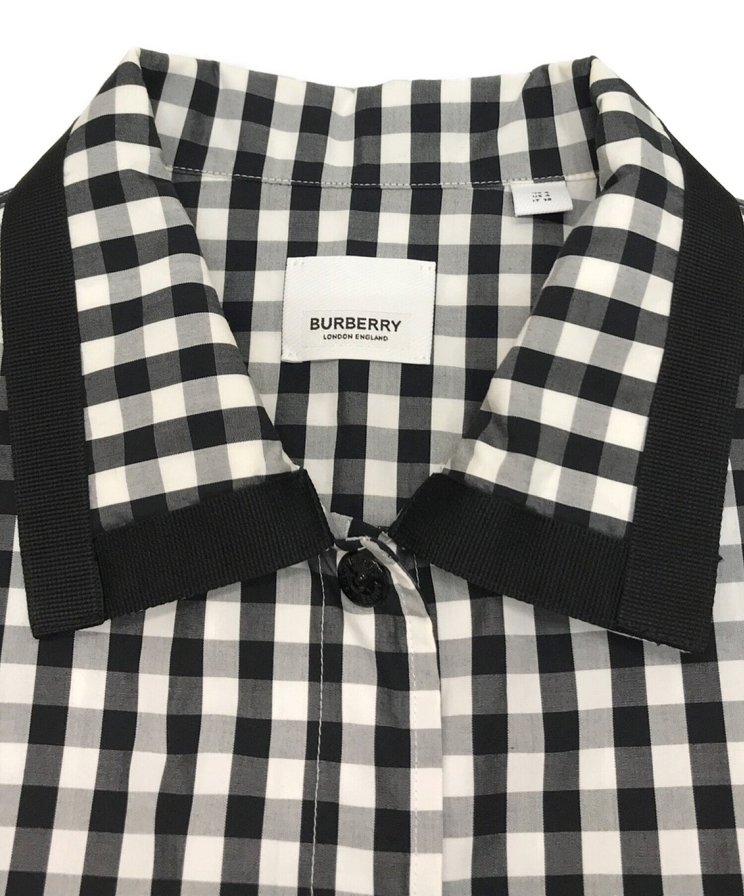 BURBERRY Trompe トロンプルイユ ワンピース バーバリー 8Y（中古  