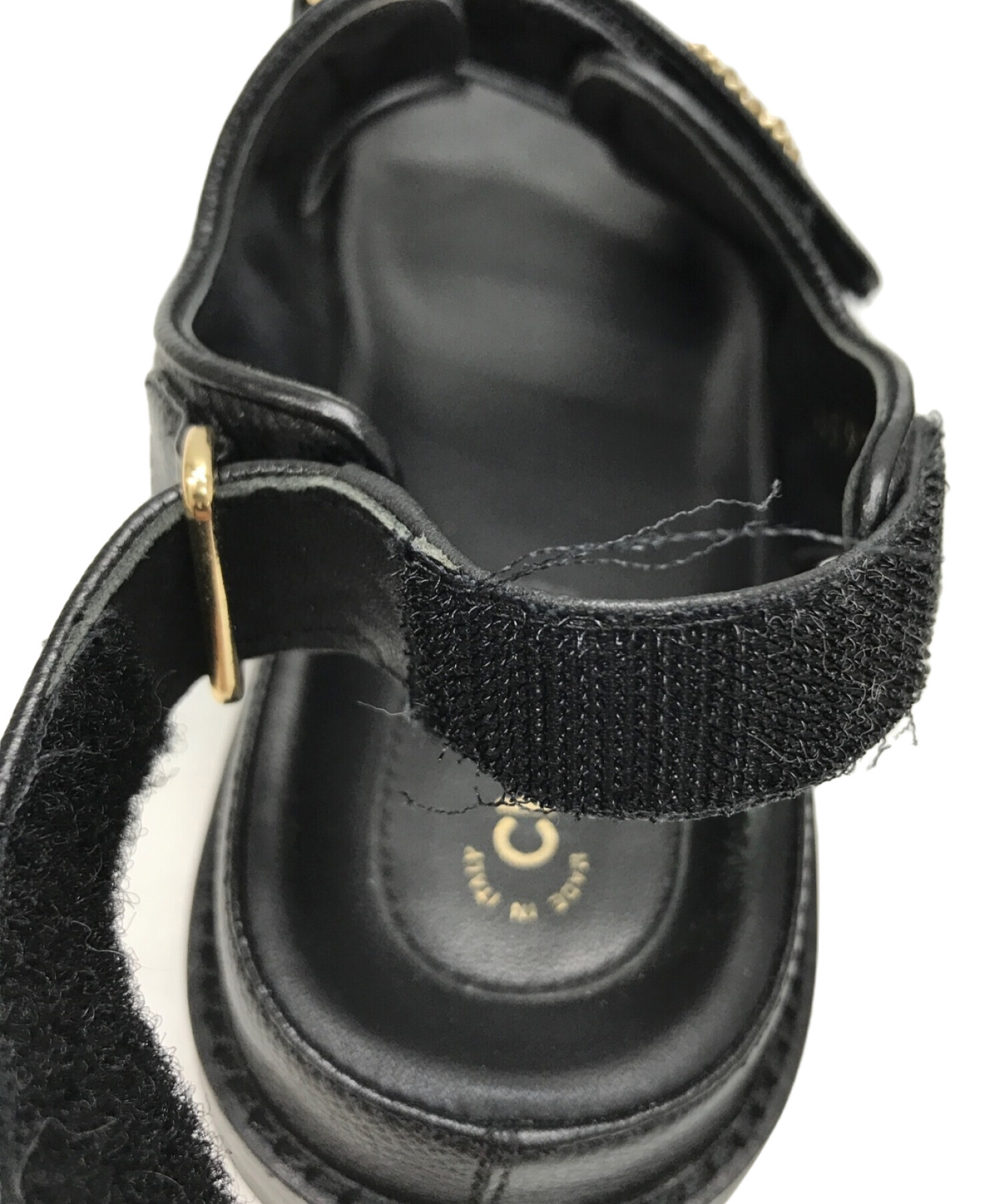 中古・古着通販】CHANEL (シャネル) ココマーク キャビアスキン フット 