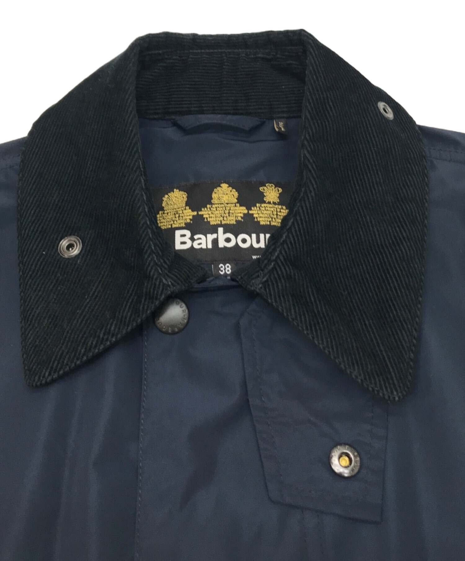 中古・古着通販】Barbour (バブアー) BORDER SL NYLON ネイビー サイズ 
