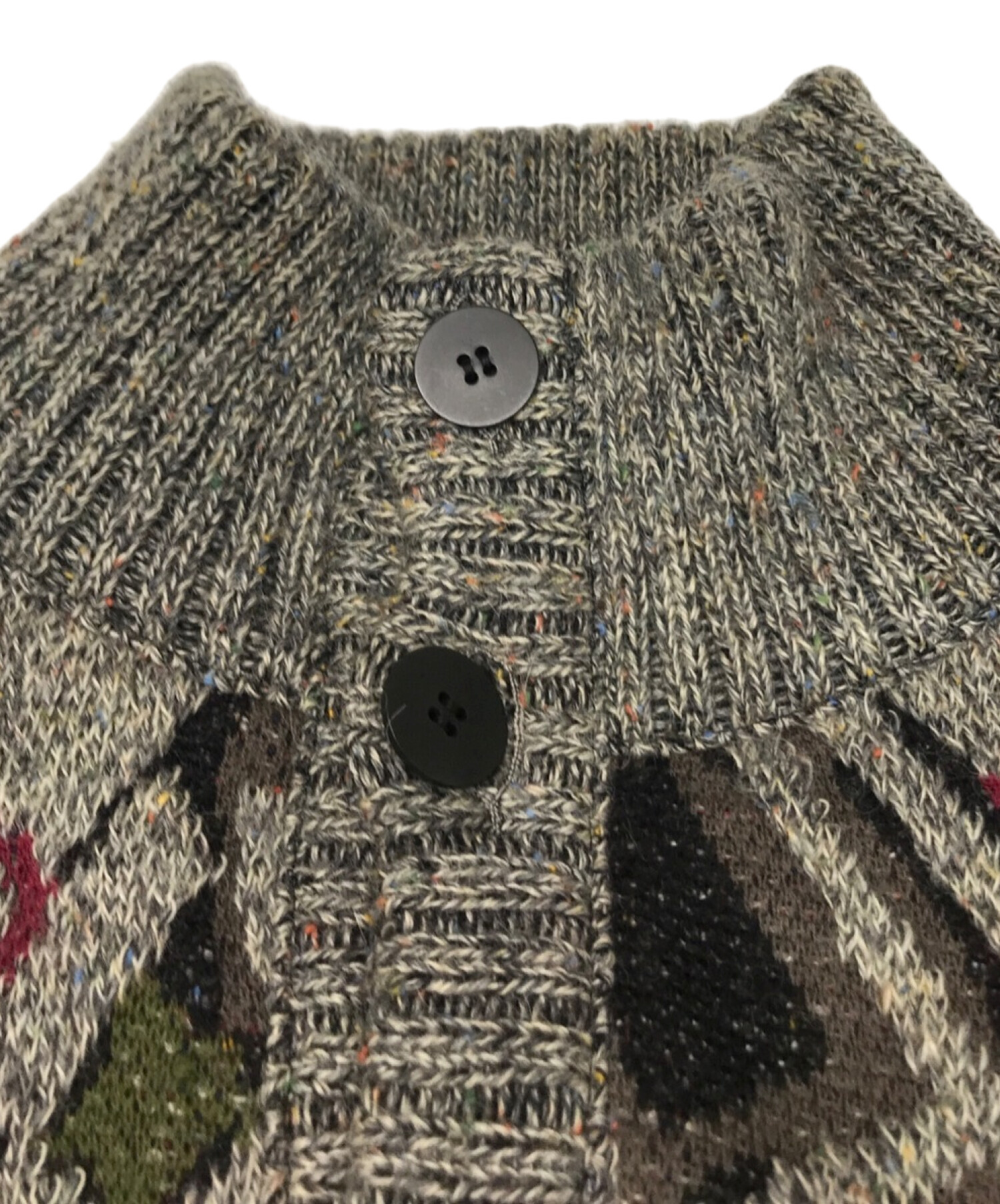 MISSONI ミッソーニ ニット ジャケット ブルゾン MISSONI ミッソーニブルゾンジャケットニットウールグレーL