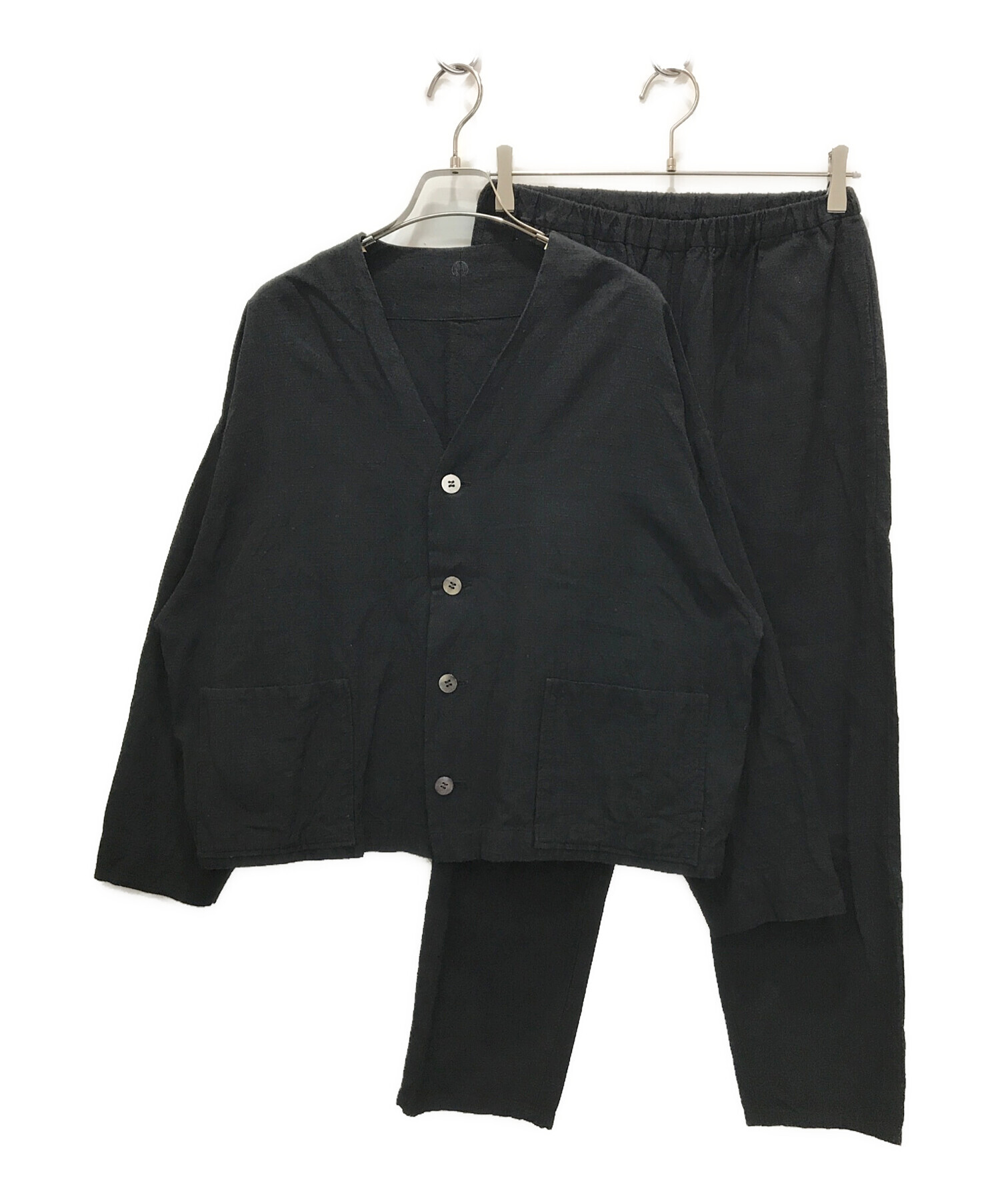 中古・古着通販】YAMMA (ヤンマ) 会津木綿セットアップ ブラック 