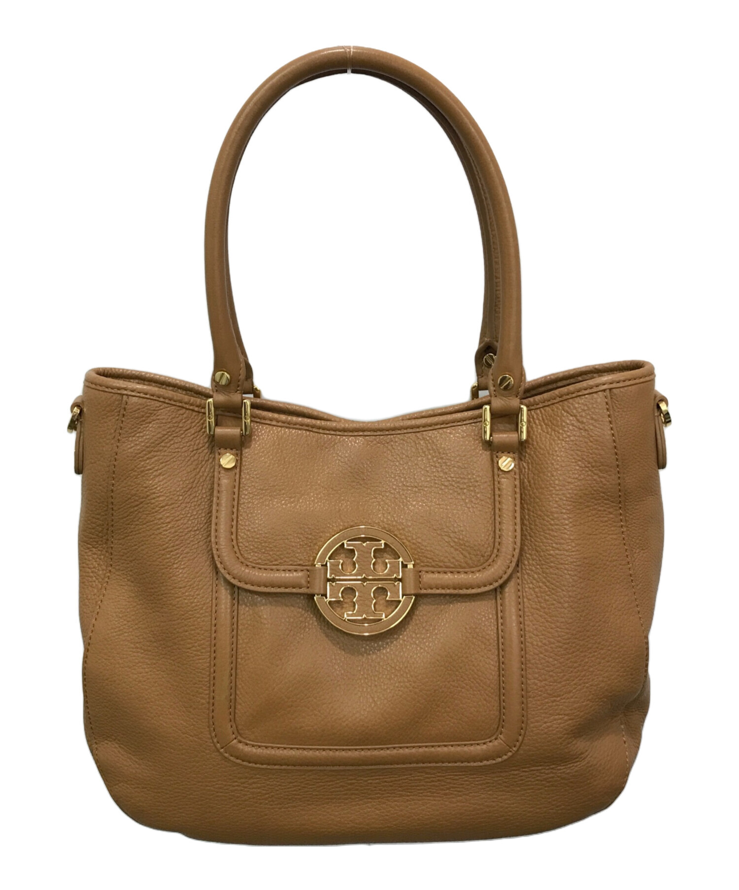 中古・古着通販】TORY BURCH (トリーバーチ) レザーハンドバッグ  
