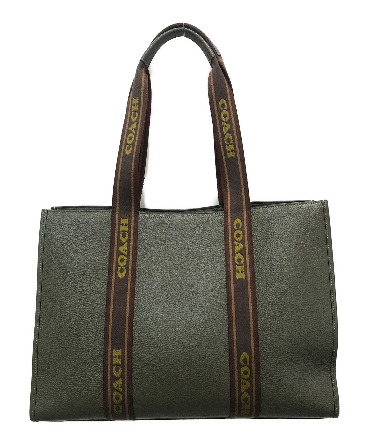 中古・古着通販】COACH (コーチ) ラージ スミス トート グリーン 