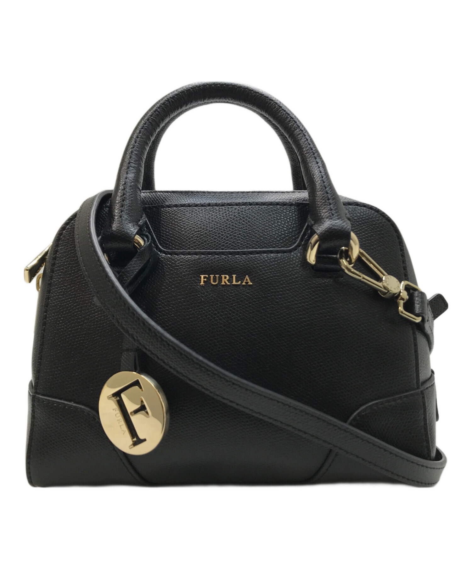 FURLA 近しい チャーム付きハンドバッグ 