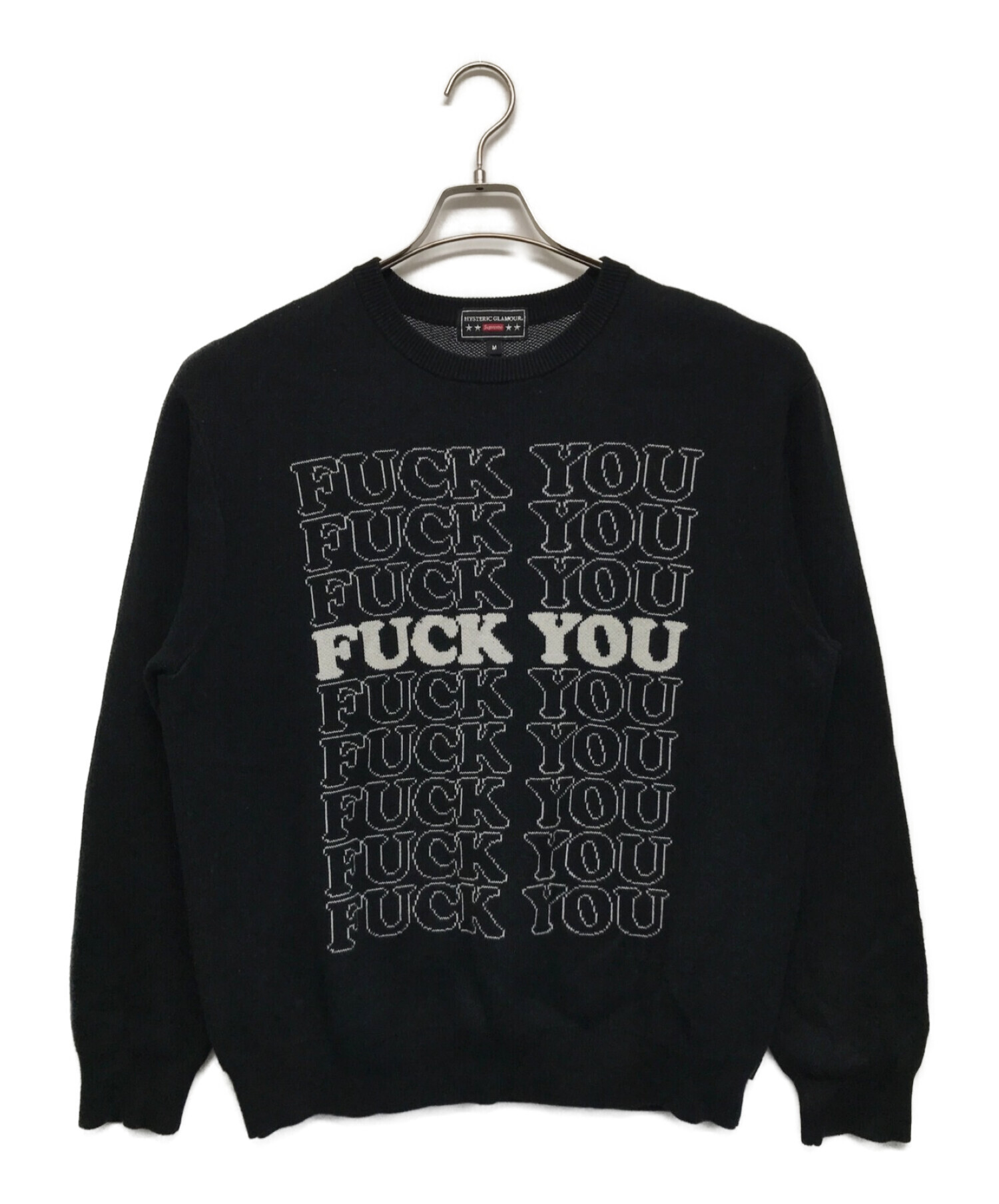 Supreme x HYSTERIC GLAMOUR FUCK YOUニット S-