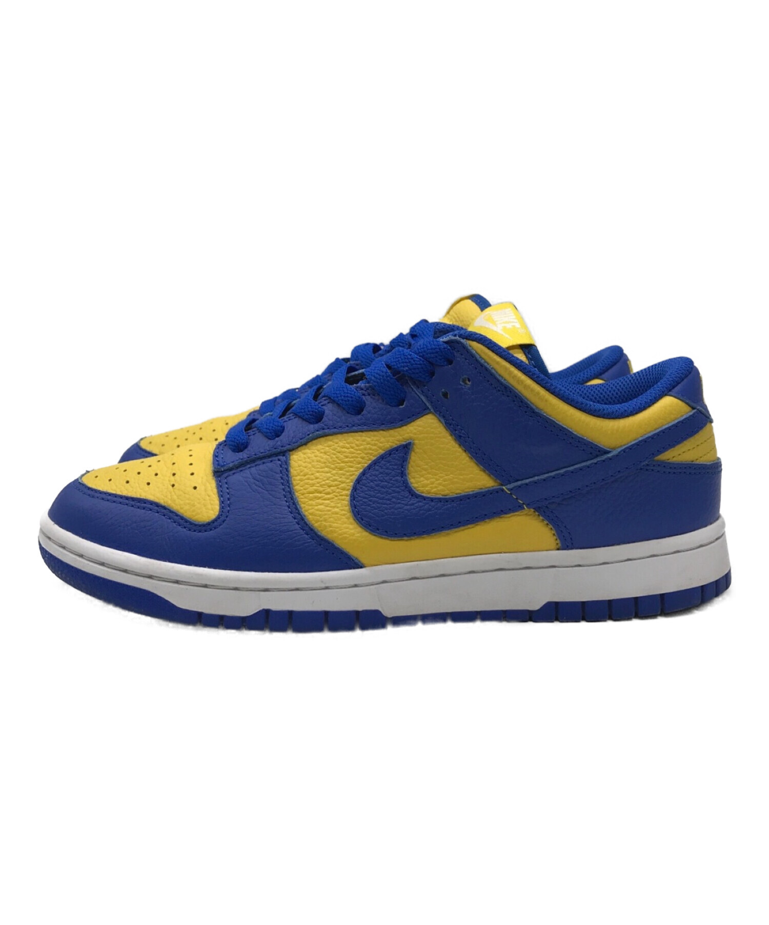 NIKE (ナイキ) DUNK LOW BY YOU イエロー×ブルー サイズ:US7