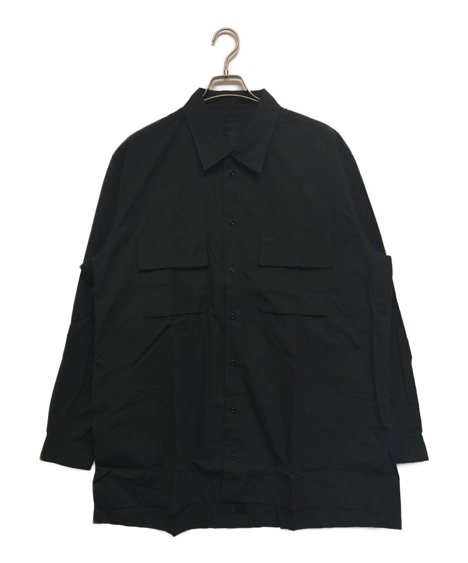 NIKE ESC (ナイキ) ウーブンシャツ ブラック サイズ:SIZE XL