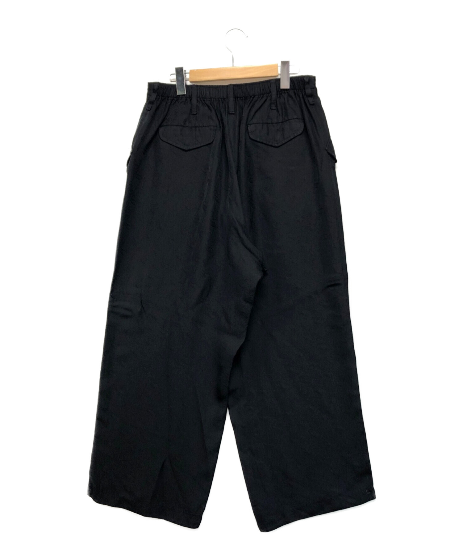 TOGA VIRILIS (トーガ ビリリース) Cupra paisley jacquard pants ブラック サイズ:SIZE 48