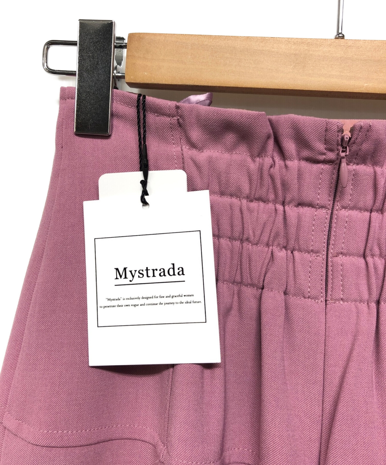 Mystrada (マイストラーダ) スリットマーメイドスカート ピンク サイズ:SIZE S（34） 未使用品