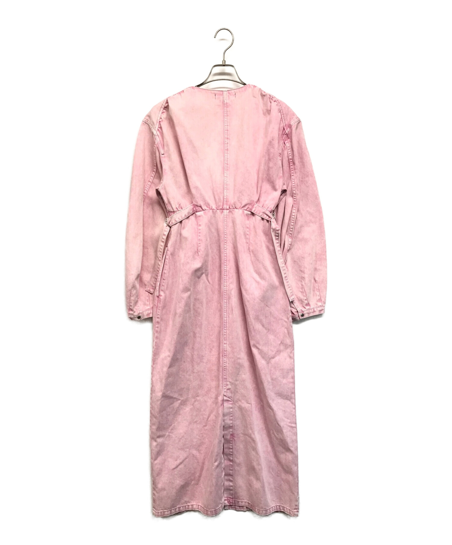 moussy (マウジー) SIDE BELT COLOR ドレス ピンク サイズ:2 未使用品