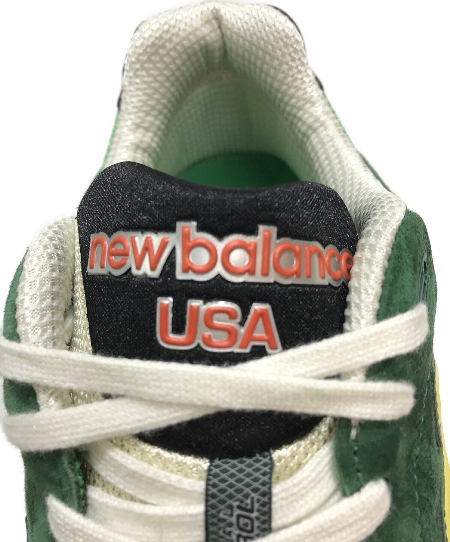 NEW BALANCE (ニューバランス) スニーカー グリーン サイズ:26.5cm