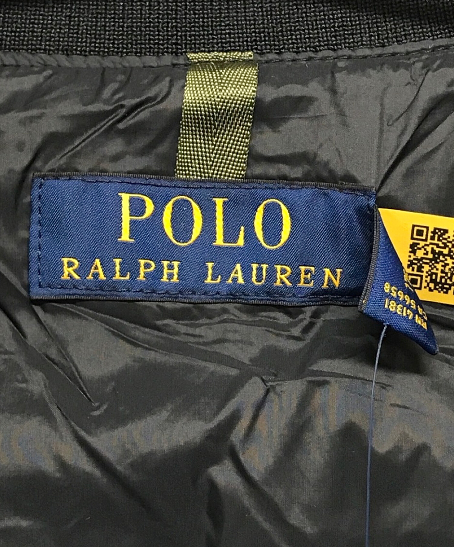 POLO RALPH LAUREN (ポロ・ラルフローレン) ダウンブルゾンジャケット ブラック サイズ:SIZE M 未使用品