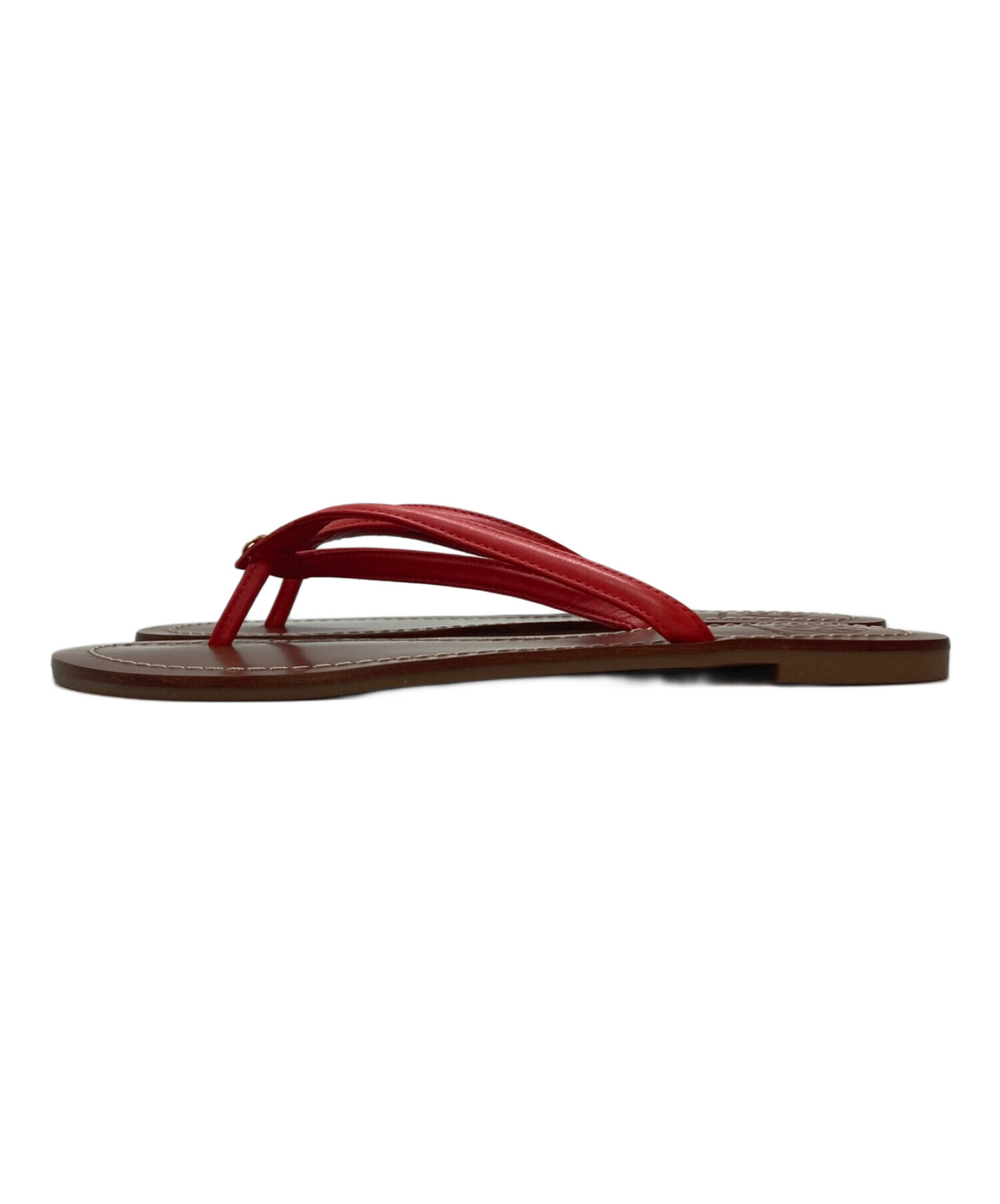 中古・古着通販】TORY BURCH (トリーバーチ) ビーチサンダル ブラウン 