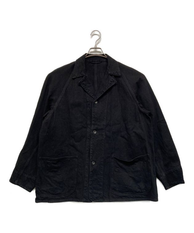 中古・古着通販】COMOLI (コモリ) デニムワークジャケット ブラック 
