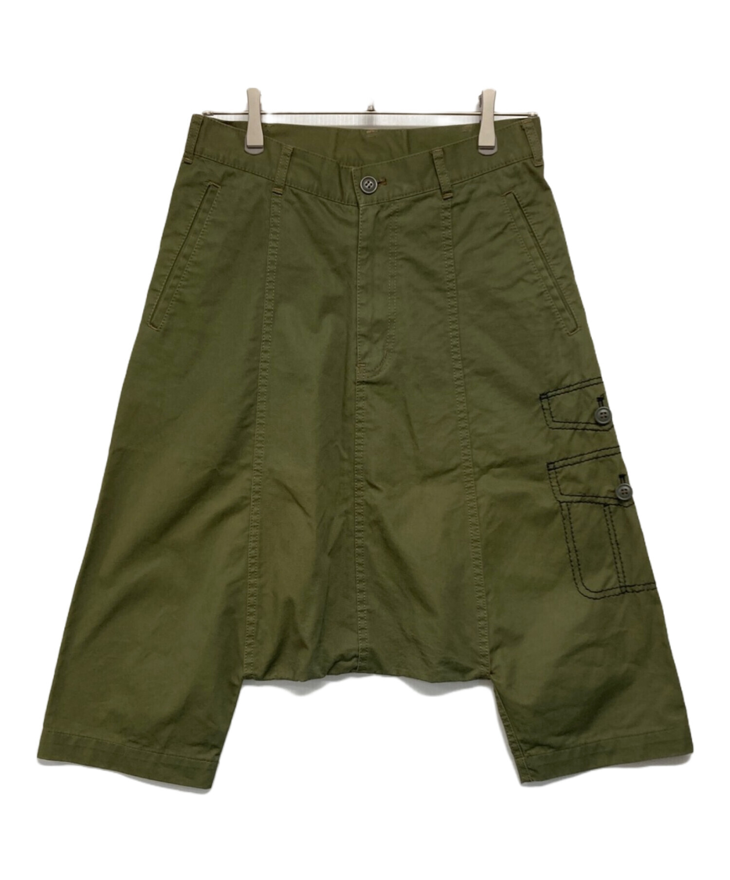 00's ファッション コムデギャルソンサルエルハーフパンツ☻ノー