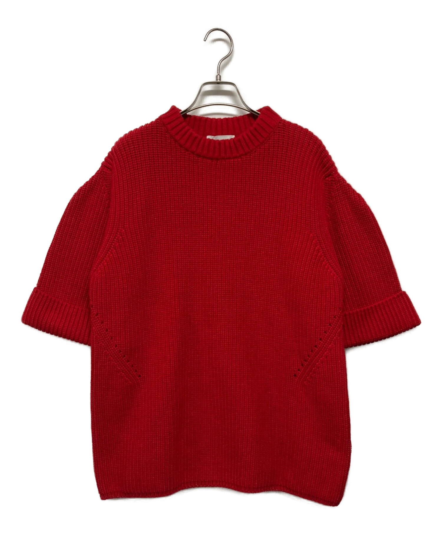 CLANE 新品タグ付き OVER HALF SLEEVE KNIT TOPS 