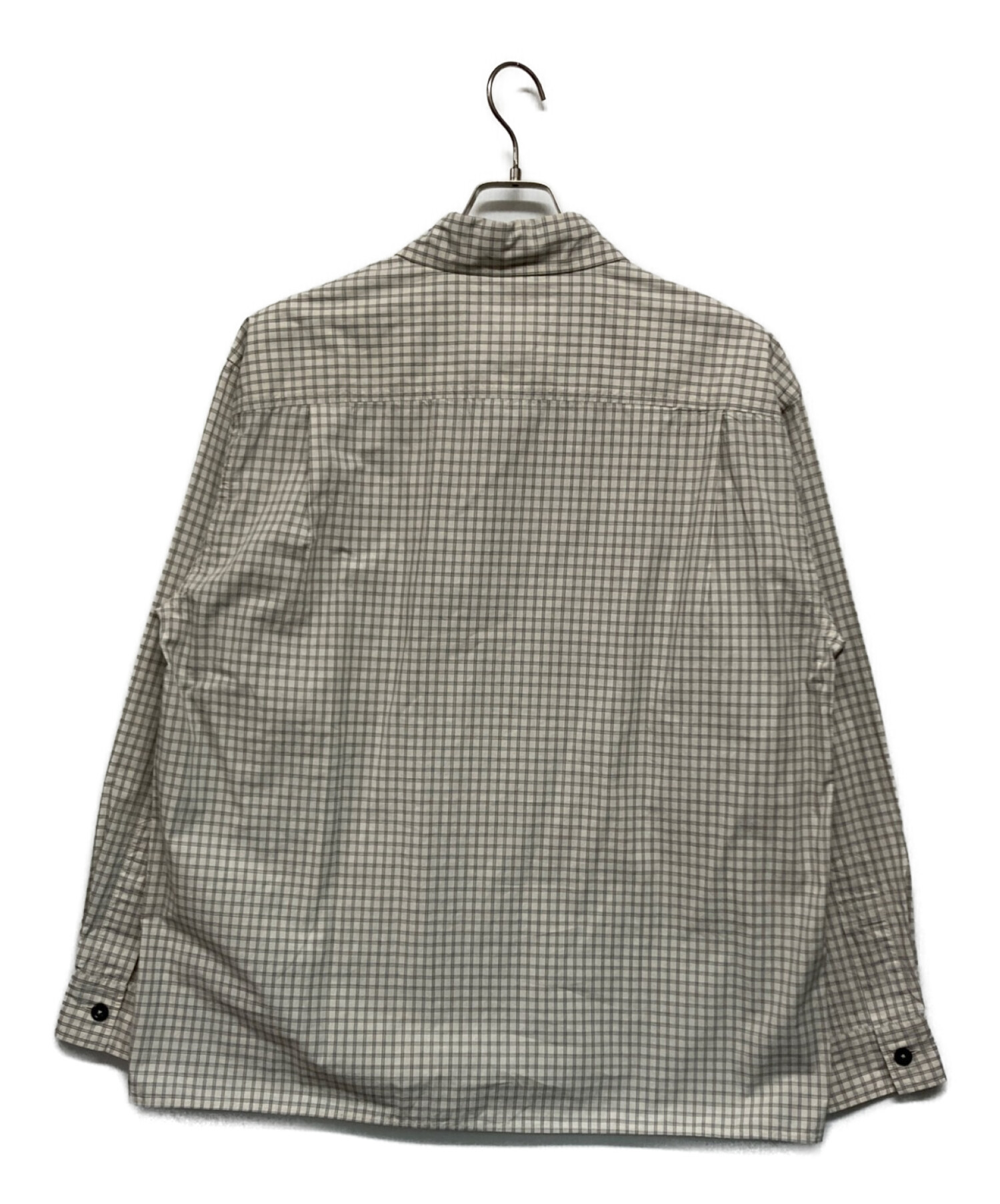 中古・古着通販】MHL (エムエイチエル) GRID CHECK COTTONシャツ  