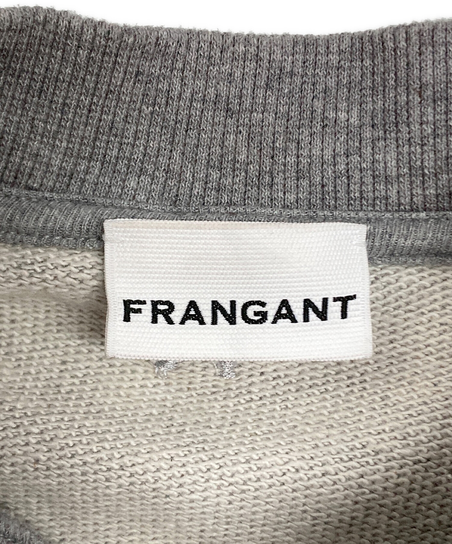 最終値下げfrangant cutting sweatshirt gray - トレーナー・スウェット 