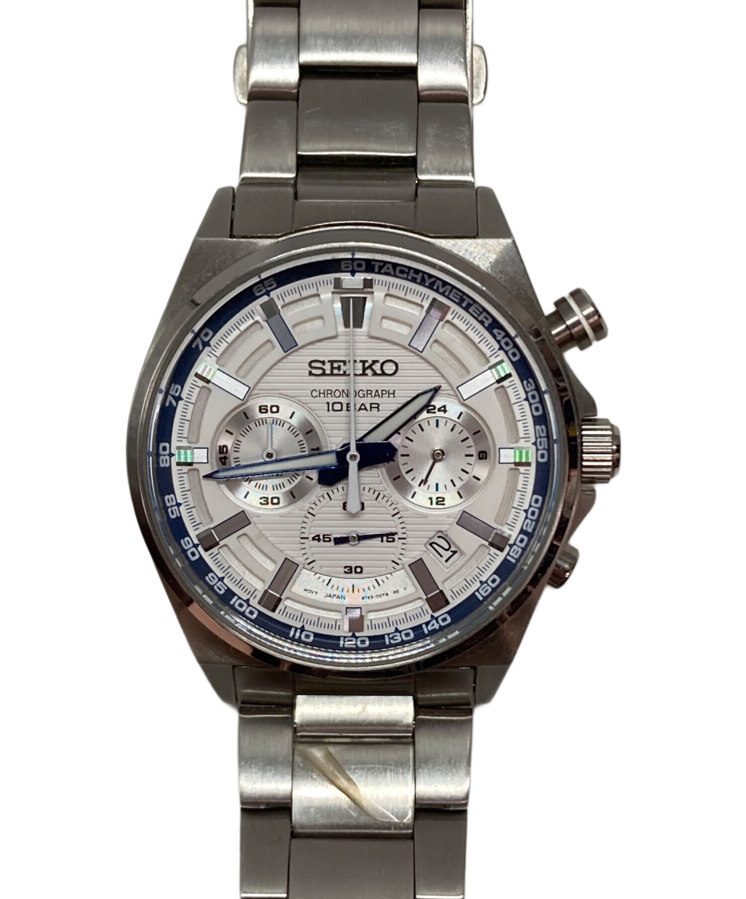 中古・古着通販】SEIKO (セイコー) クロノグラフデイト ホワイト 