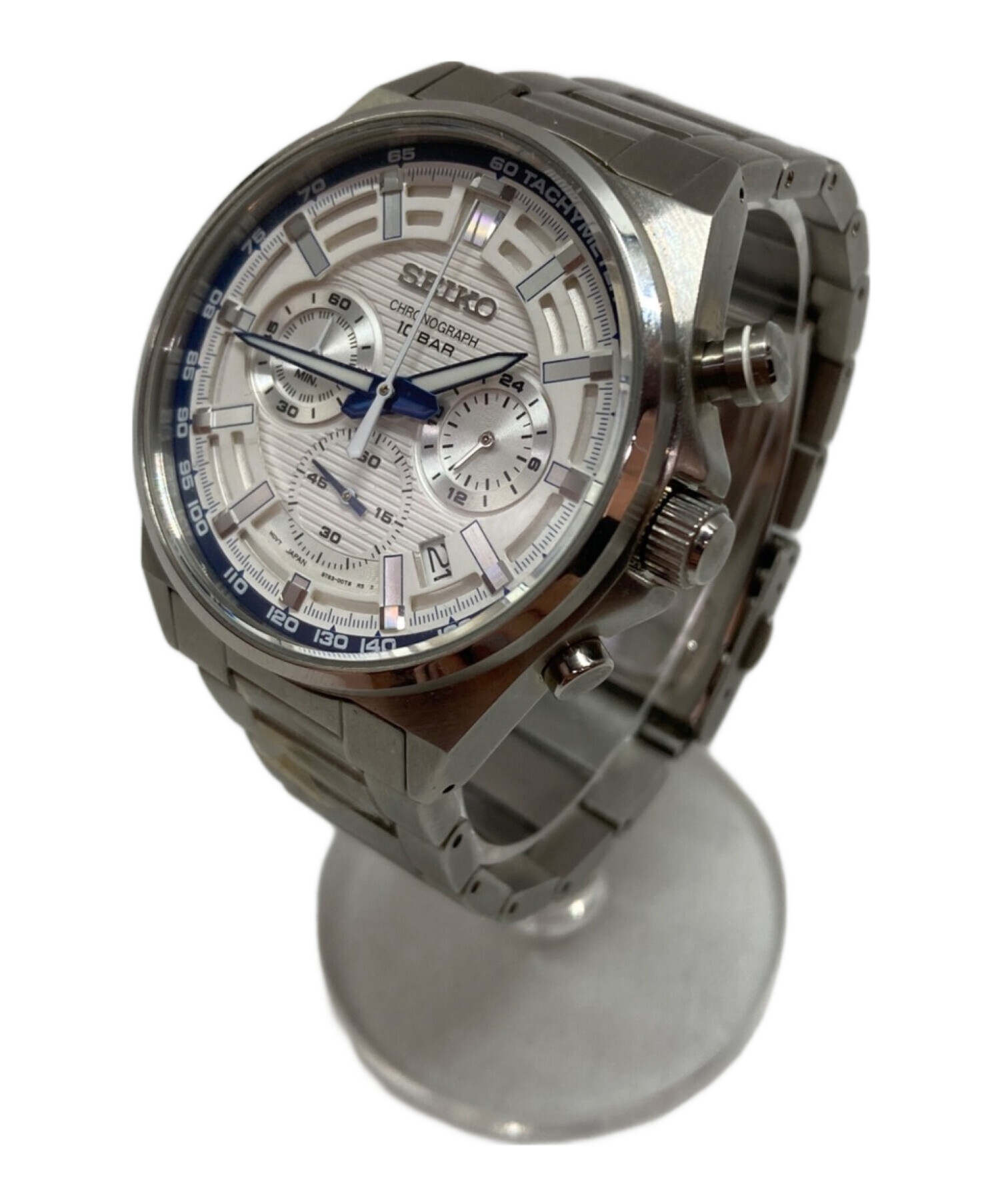 中古・古着通販】SEIKO (セイコー) クロノグラフデイト ホワイト 