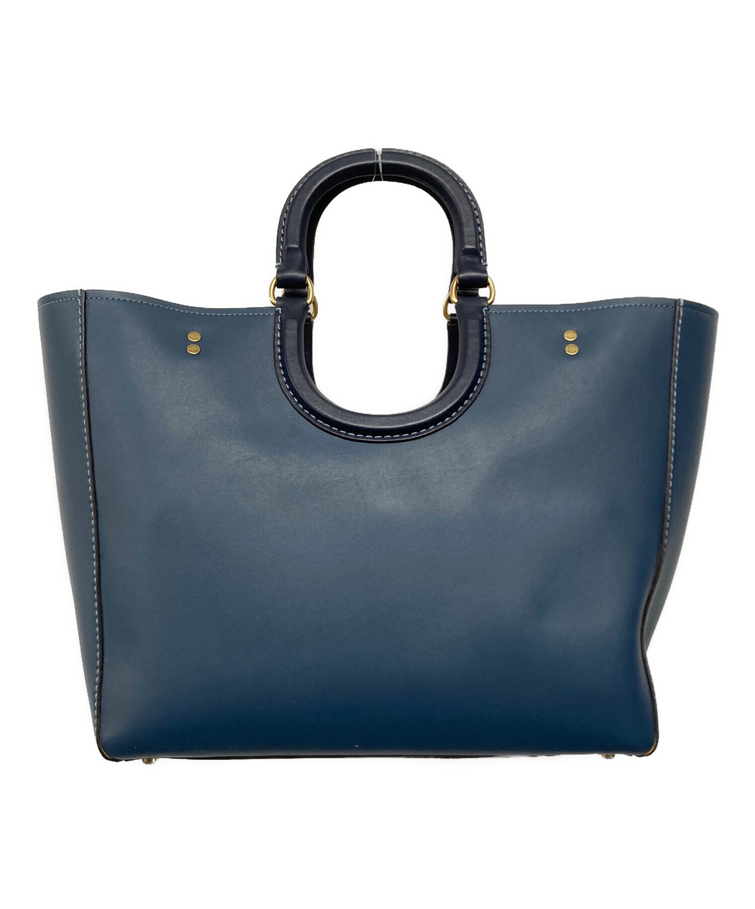 中古・古着通販】COACH (コーチ) レイトートバッグ ブルー｜ブランド  