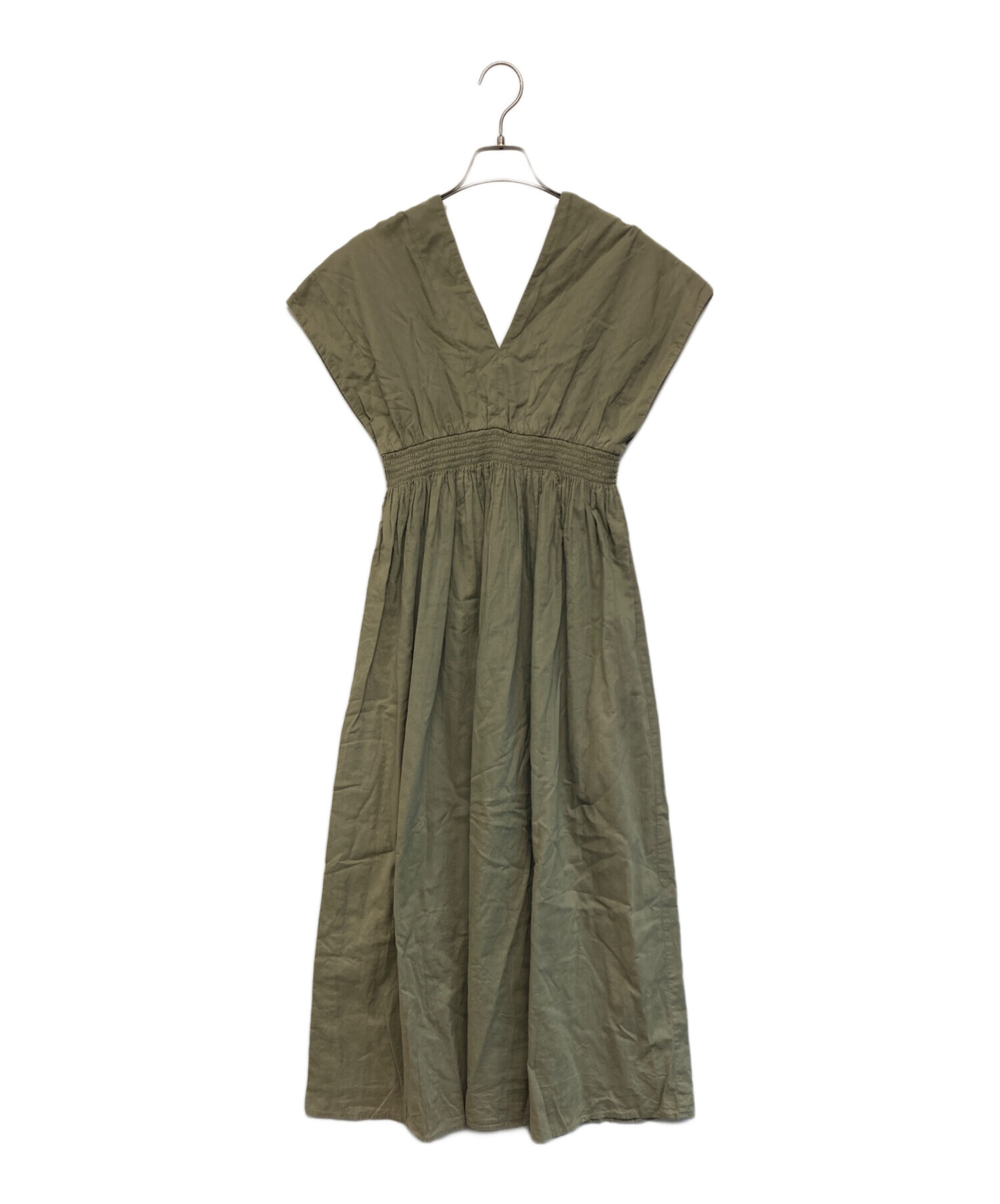 MARIHA】夏の光のドレス カーキ 34