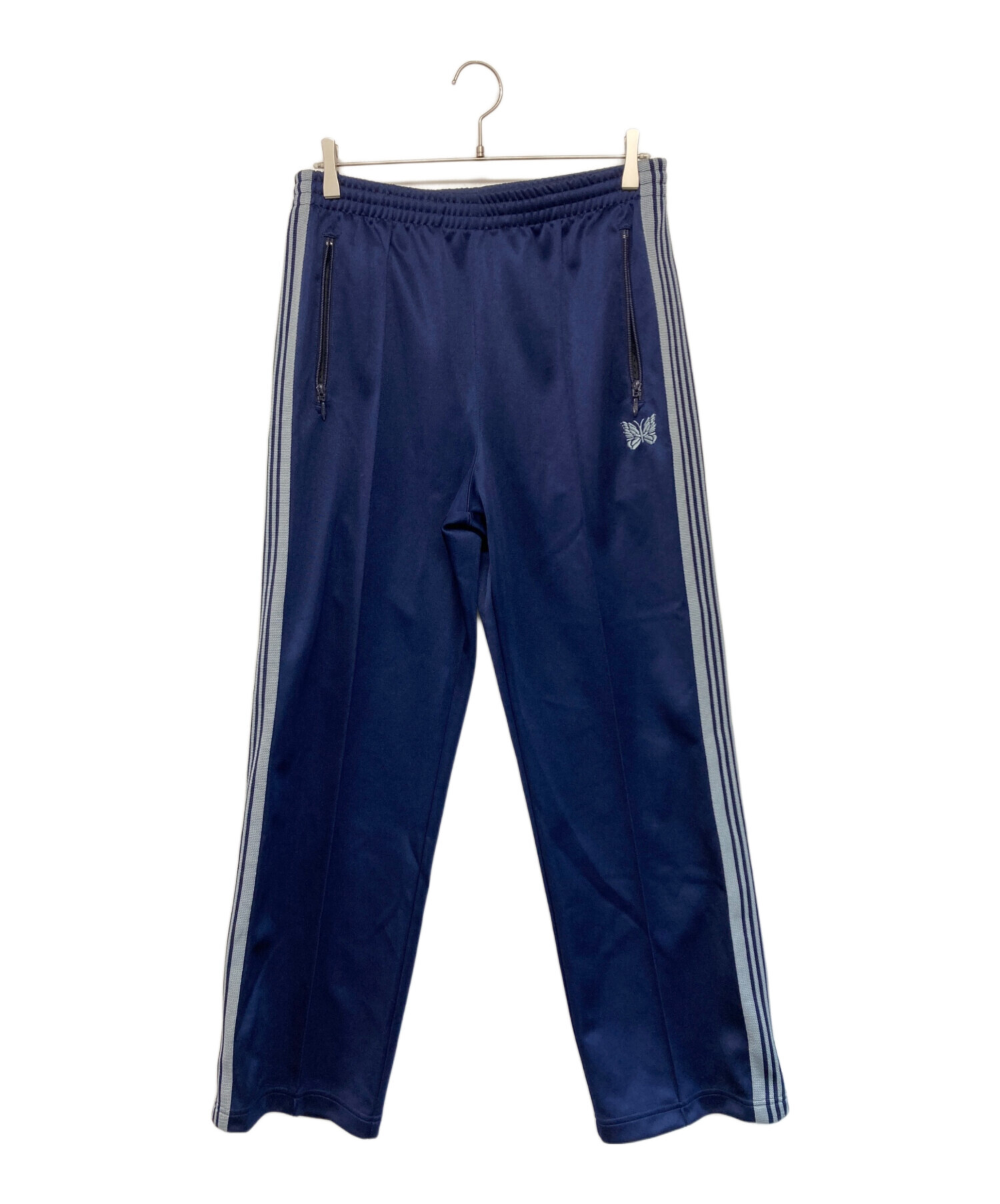 ☆美品☆ニードルズNEEDLESトラックパンツXSネイビーNAVYグレーGRAY