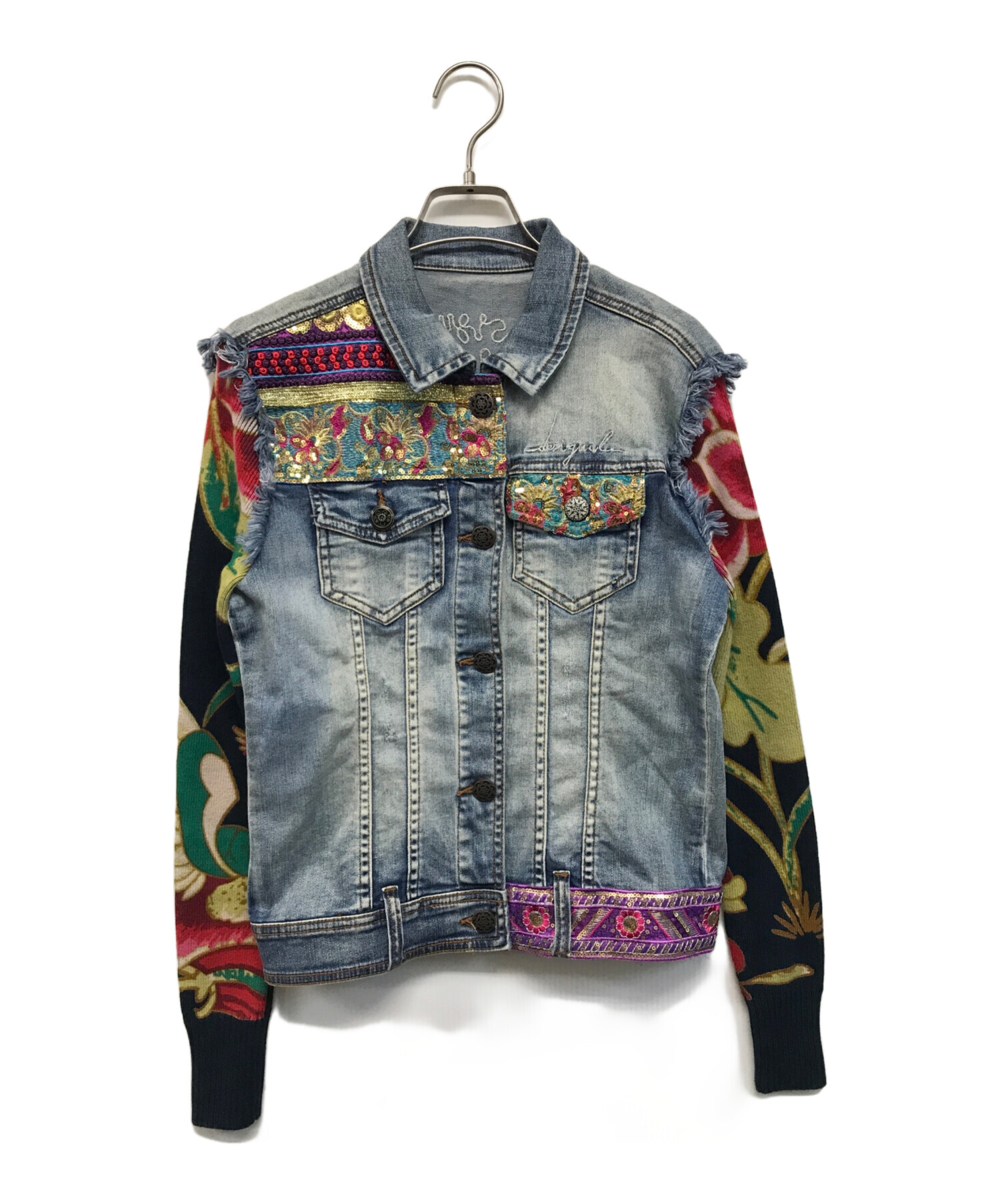 中古・古着通販】Desigual (デシグアル) 切替デニムジャケット 