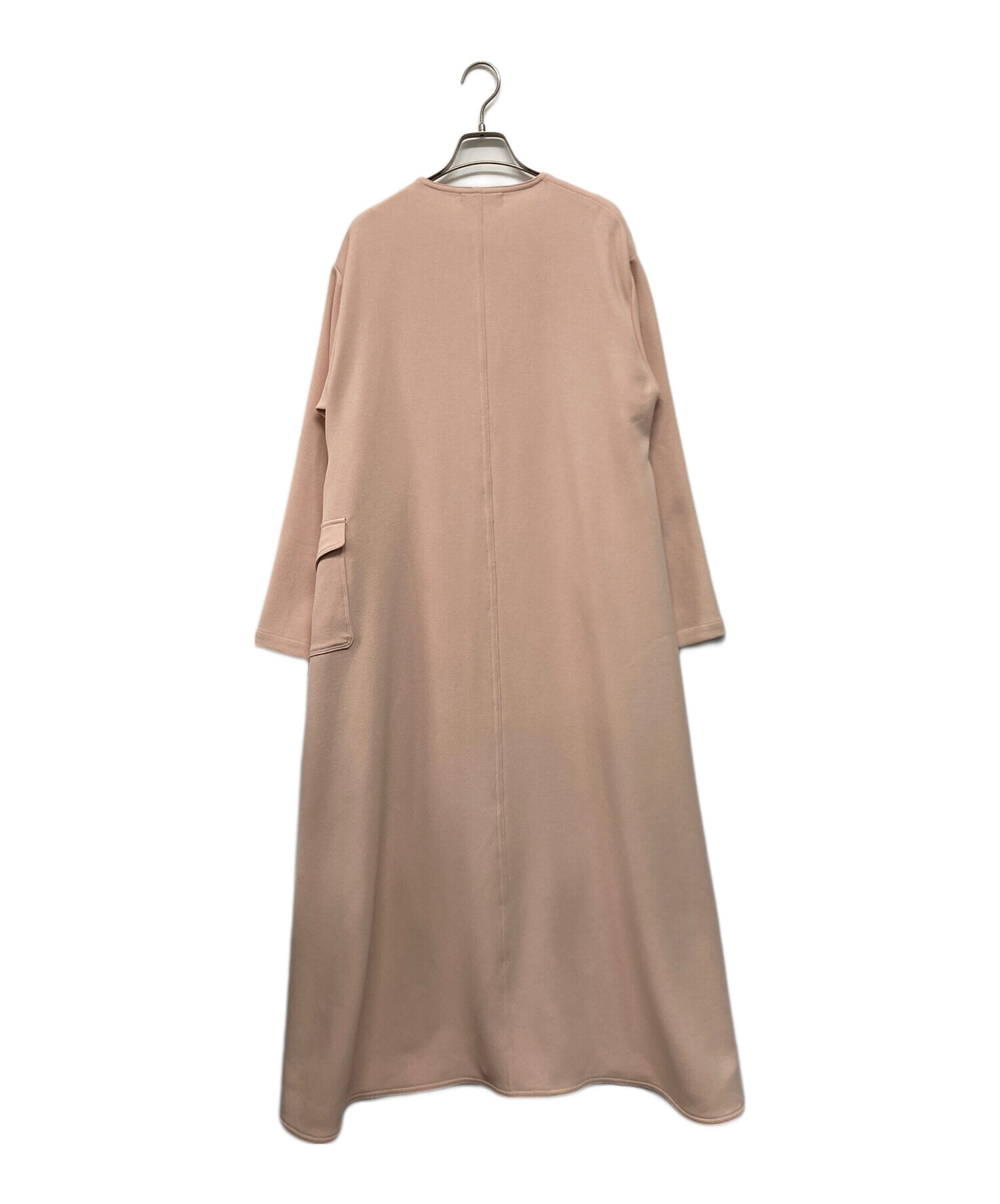 中古・古着通販】RELDI (レルディ) wrapped woven dress ピンク サイズ 