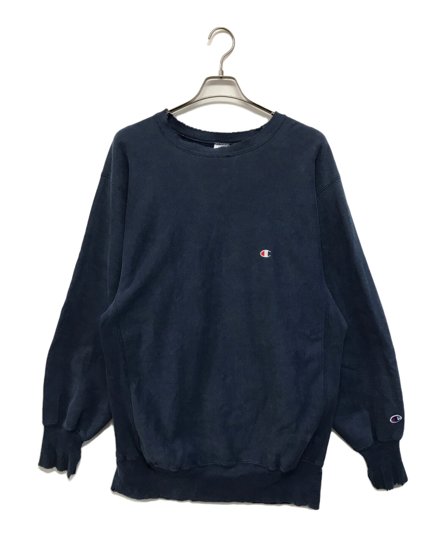 90s XXL ネイビーリバースウィーブ チャンピオン 無地スウェット 90s XXL ネイビーリバースウィーブ チャンピオン 無地スウェット