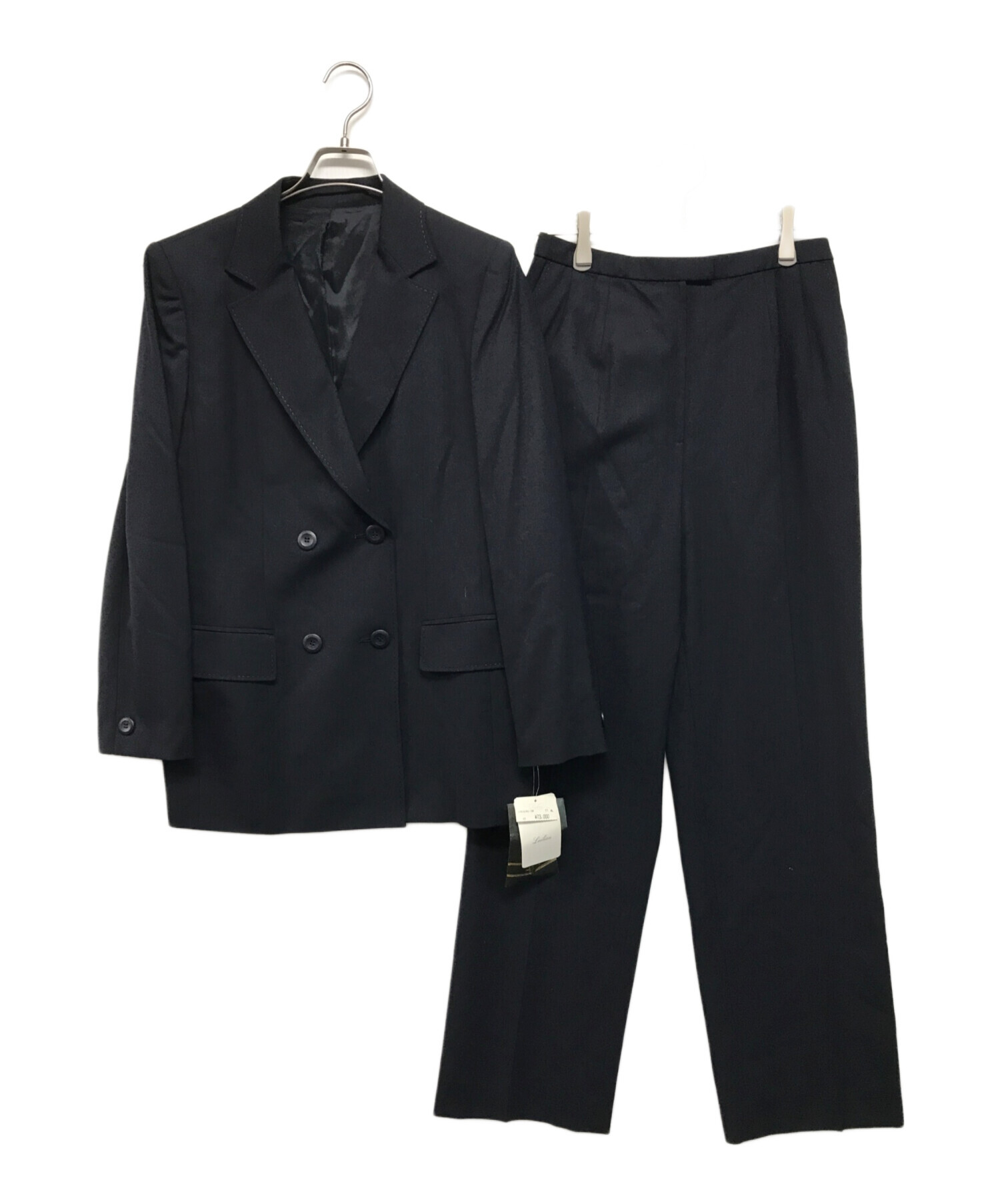 中古・古着通販】LEILIAN (レリアン) セットアップスーツ ネイビー  