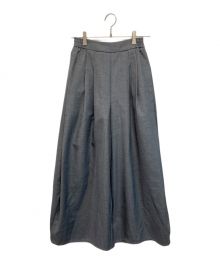 中古・古着通販】Nala (ナラ) Wide tuck form pants グレー サイズ:S 