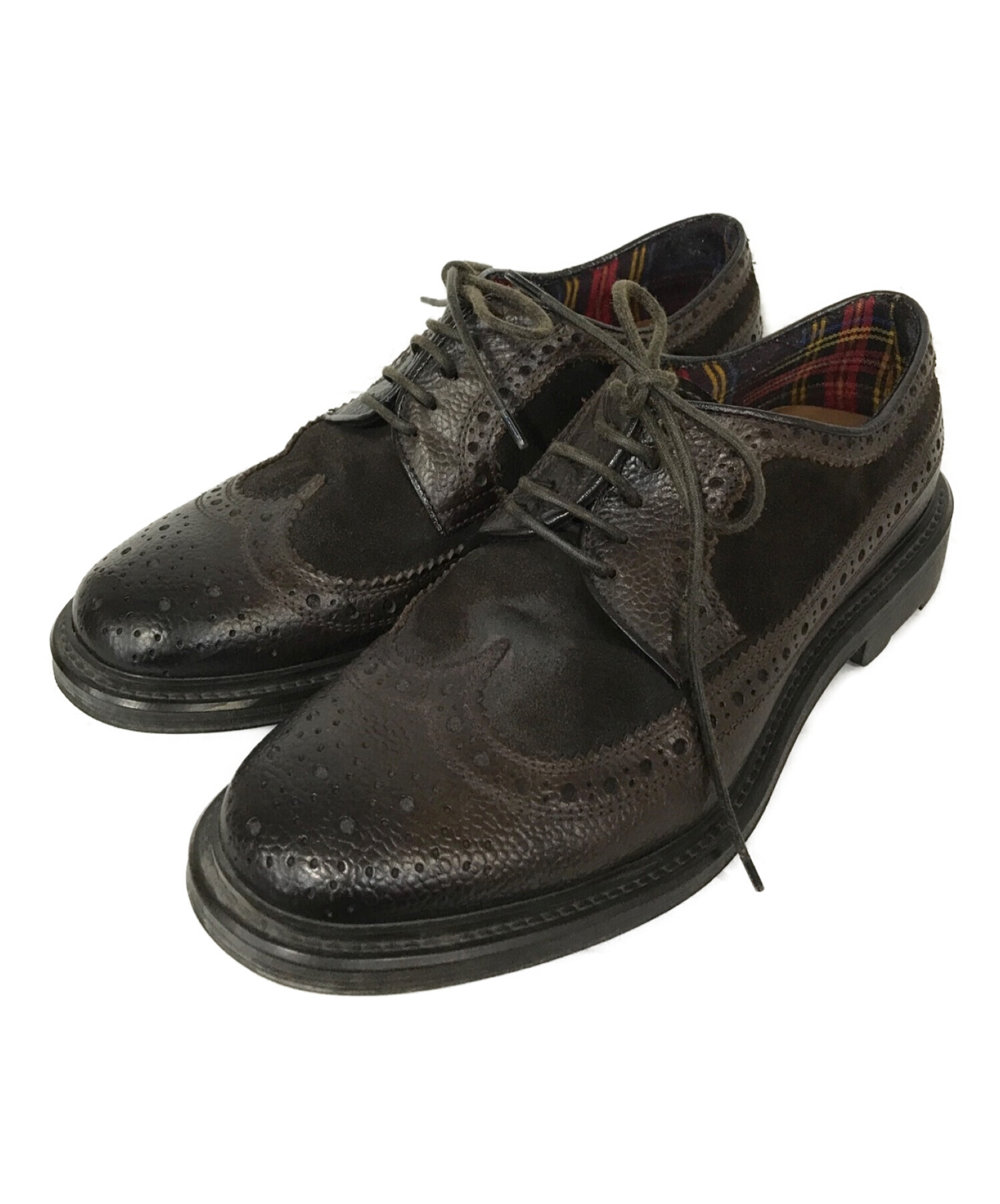 【新品◆定価5.7万】DOUCAL'S デュカルス 革靴 42 26.5~27