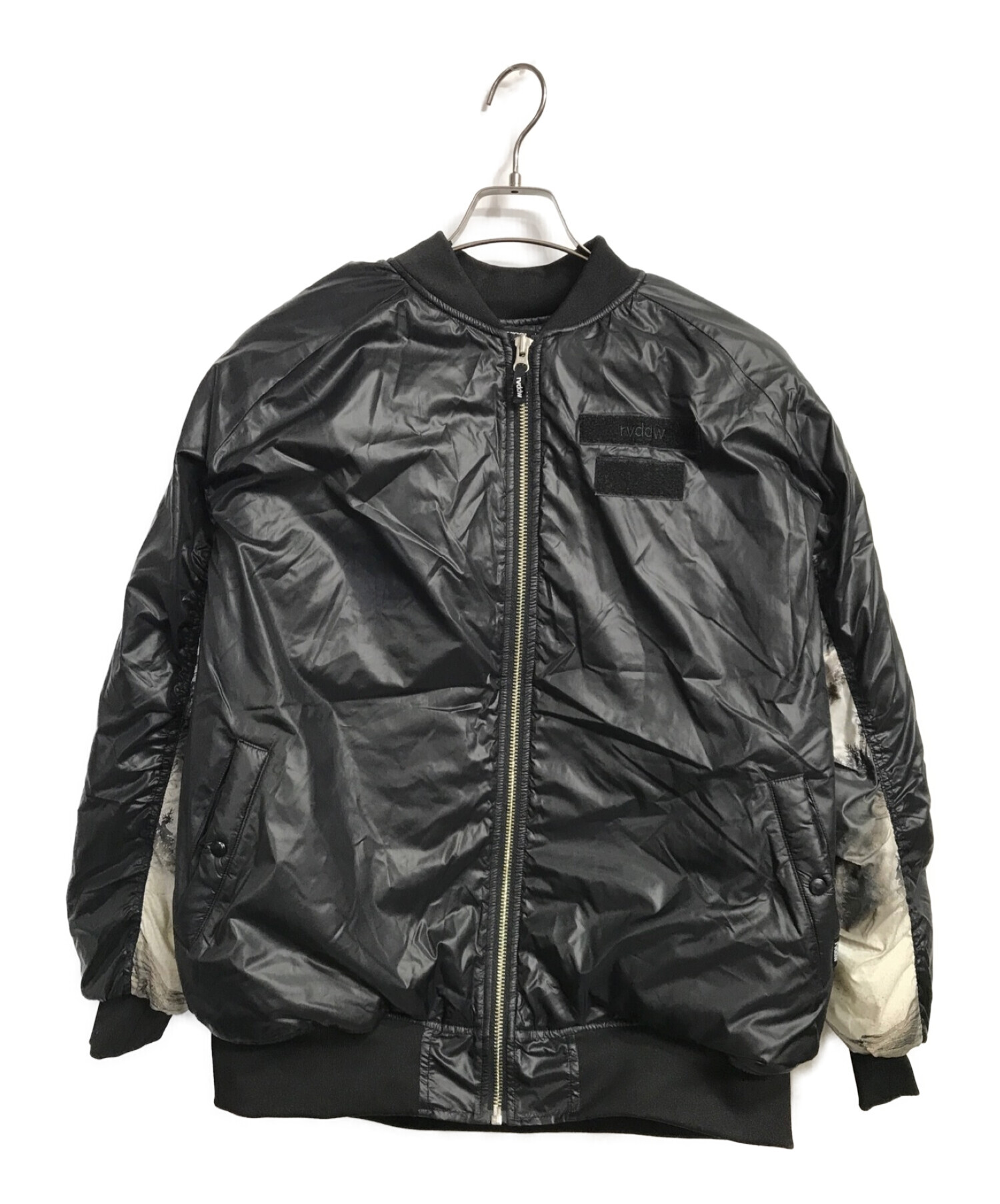 reversal (リバーサル) MA-1ジャケット ブラック サイズ:L