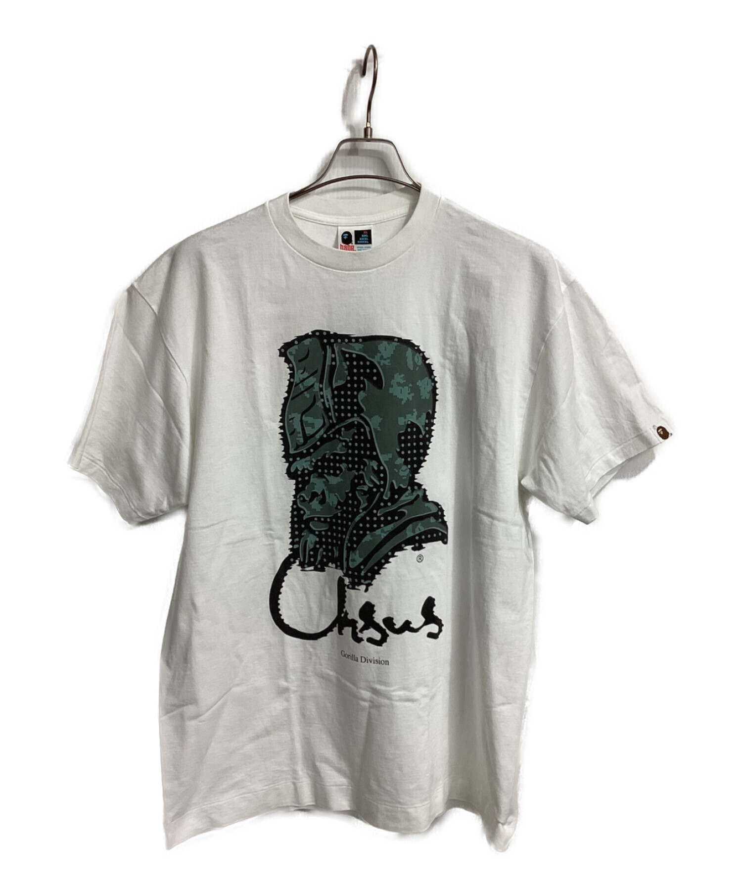 URSUS BAPE (アーサスベイプ) プリントTシャツ ホワイト サイズ:XL