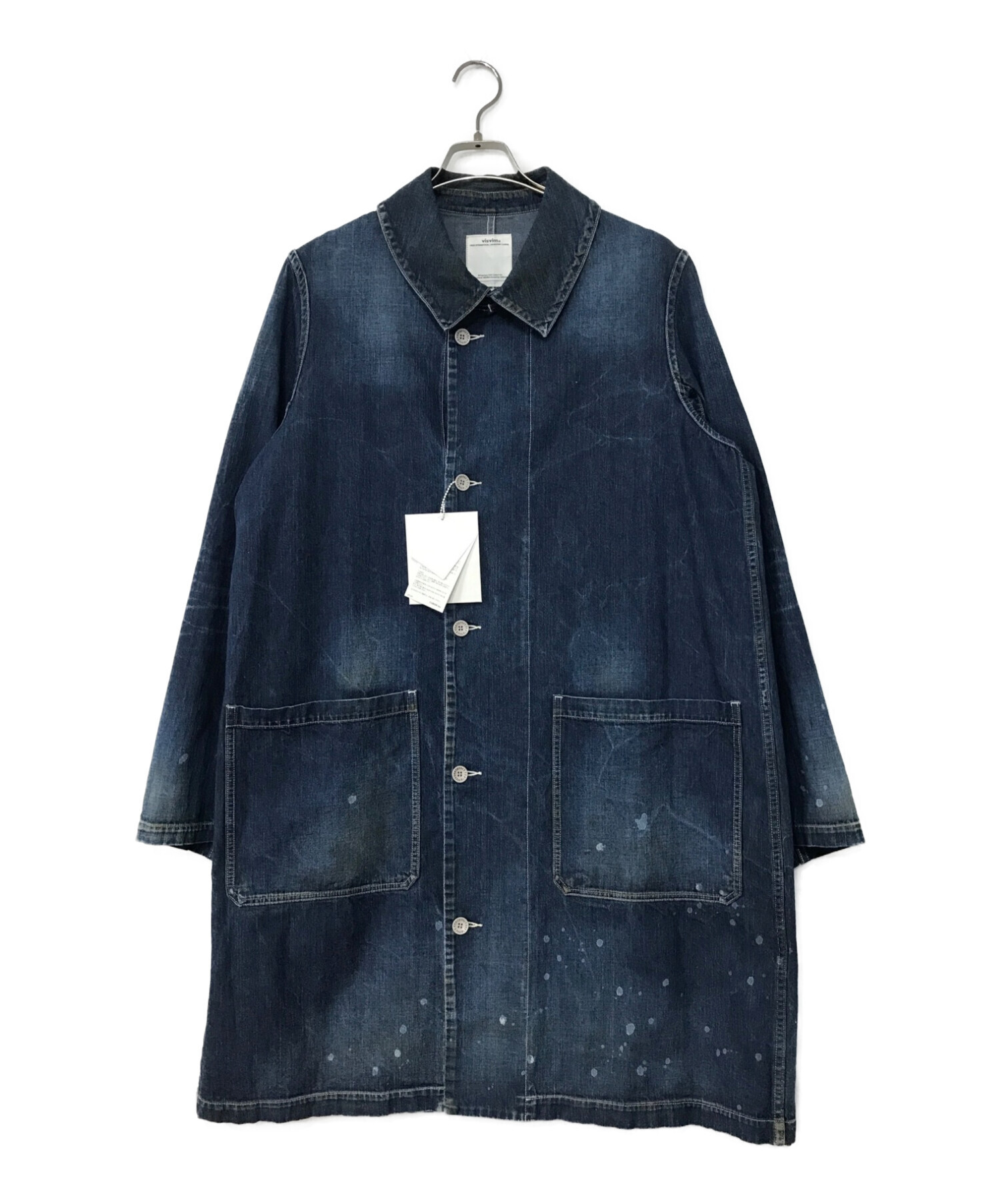 中古・古着通販】VISVIM (ビズビム) GREASE MONKEY COAT DRY DENIM 