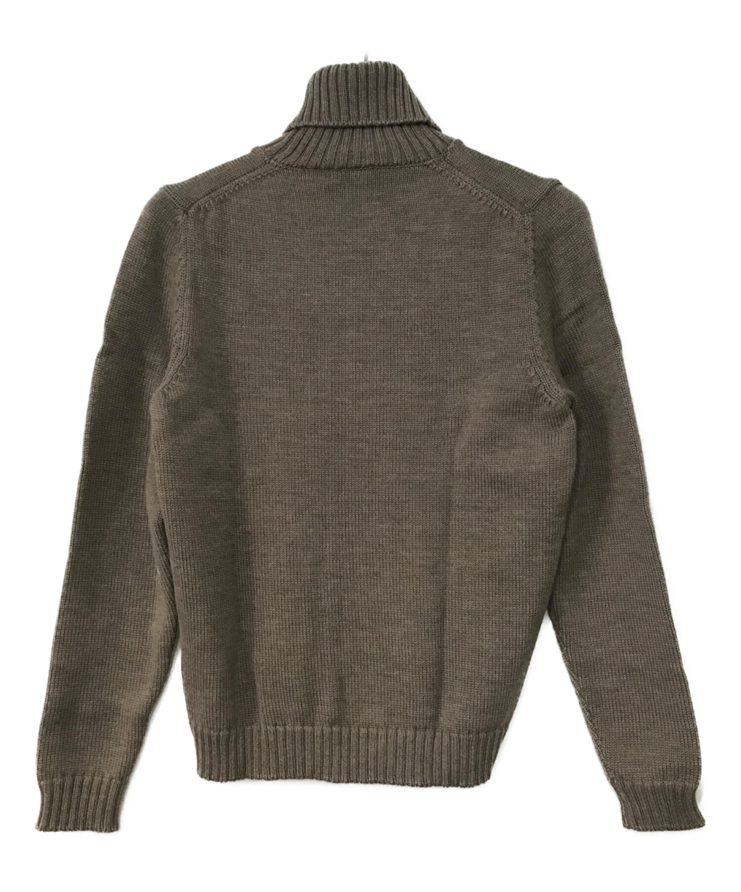 ザノーネ／ZANONE／タートルネックニット／ブラウン／44