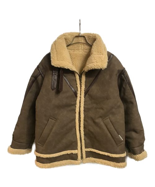中古・古着通販】viavanda (ヴィアヴァンダ) 2Way Big Mouton Coat 
